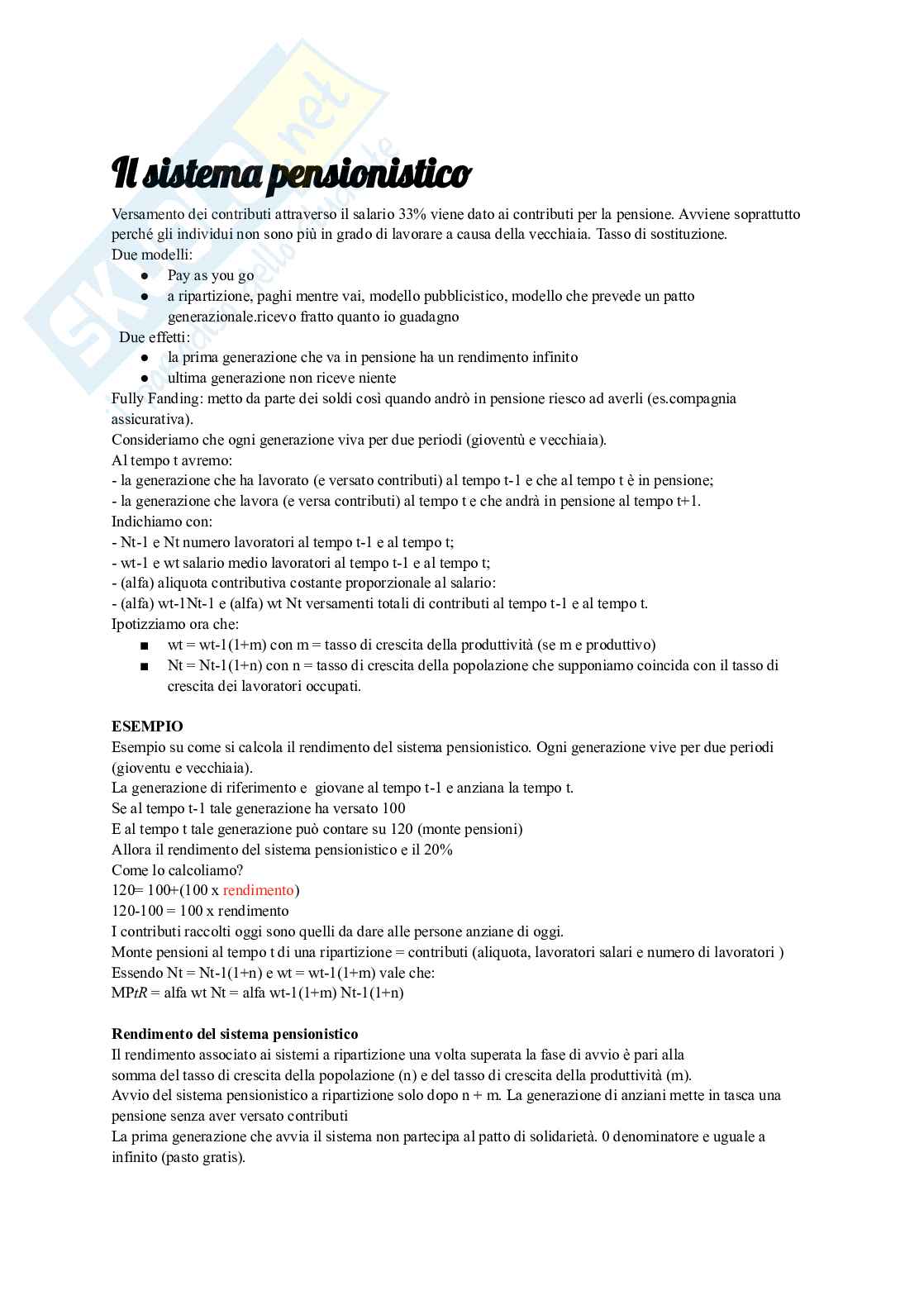 Riassunto esame Scienza delle finanze, Prof. Scabrosetti Simona, libro consigliato Scienza delle finanze, Scabrosetti Pag. 26