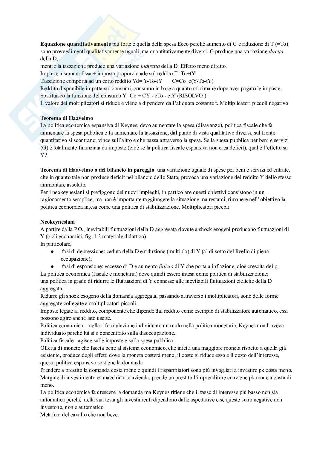Riassunto esame Scienza delle finanze, Prof. Scabrosetti Simona, libro consigliato Scienza delle finanze, Scabrosetti Pag. 31