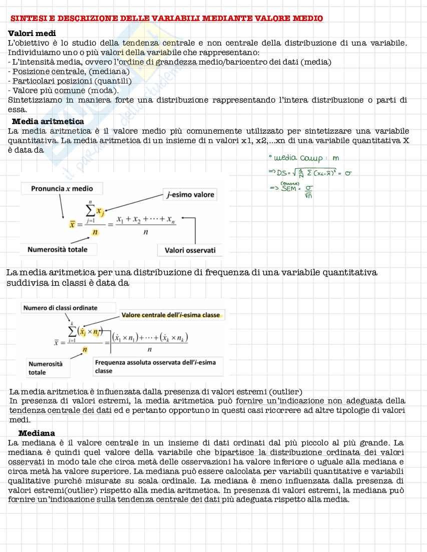 Appunti di Analisi dei dati Pag. 6