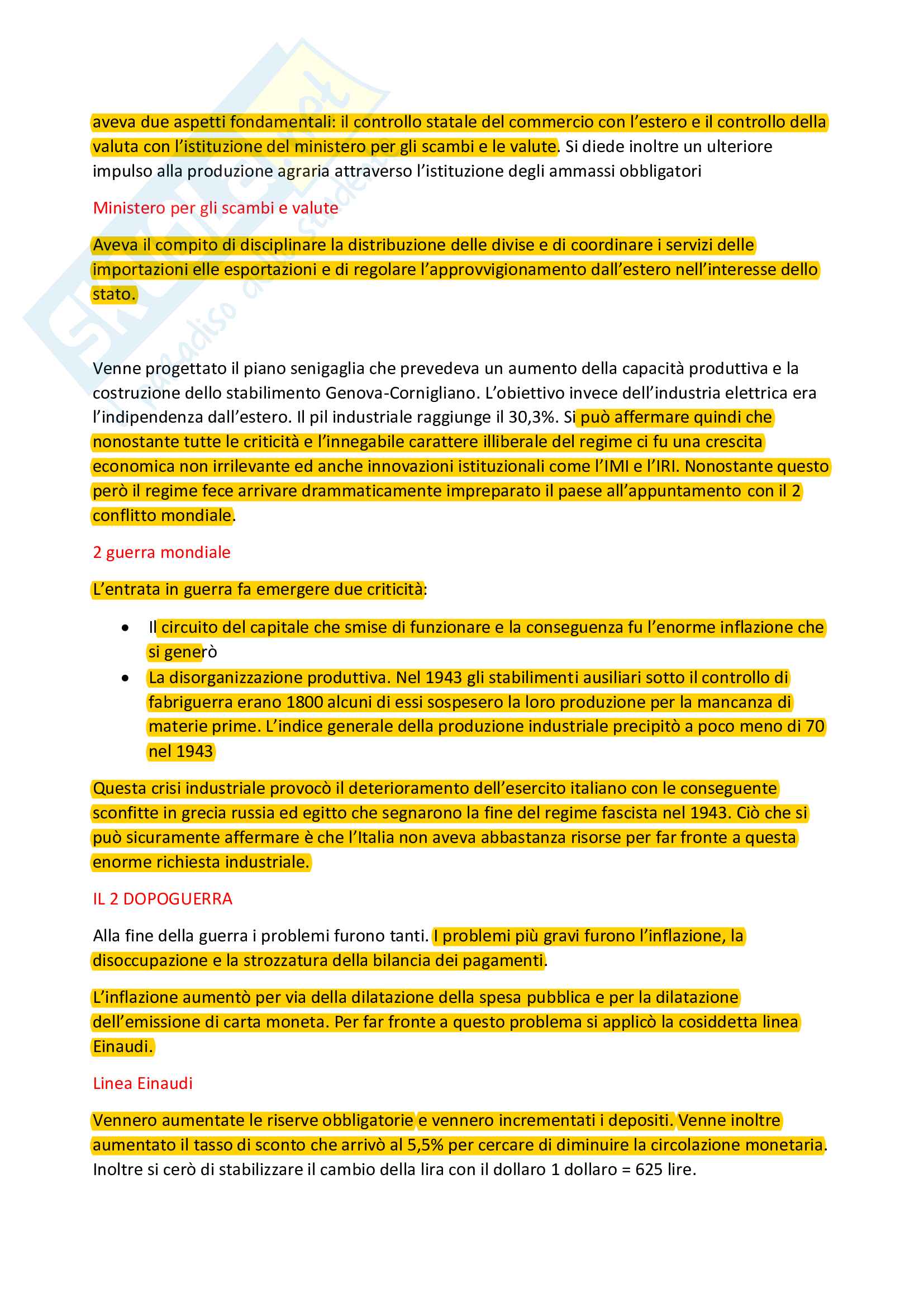 Storia economica - 2 modulo Pag. 11