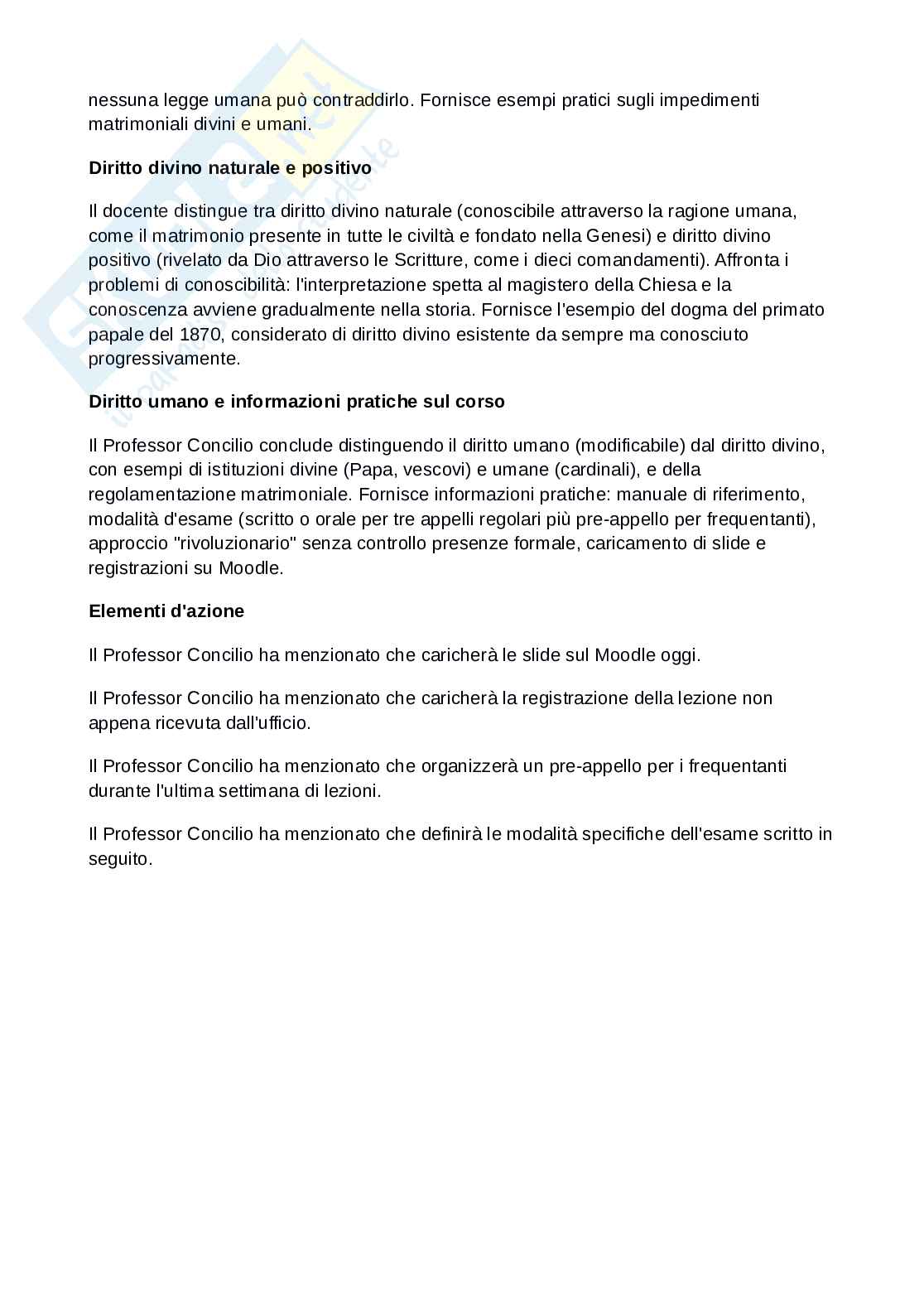 Definizioni del diritto canonico Pag. 11
