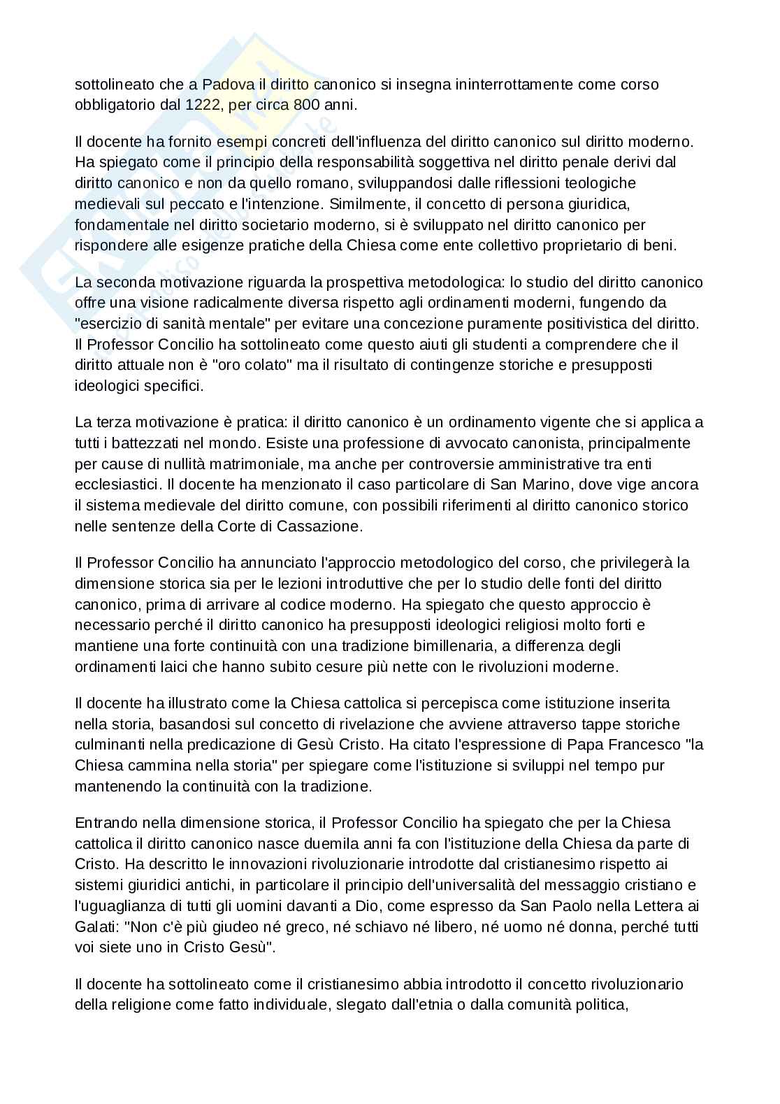 Definizioni del diritto canonico Pag. 6