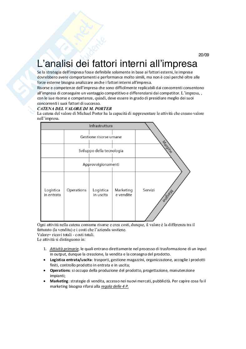 Appunti Economia e gestione aziendale  Pag. 1