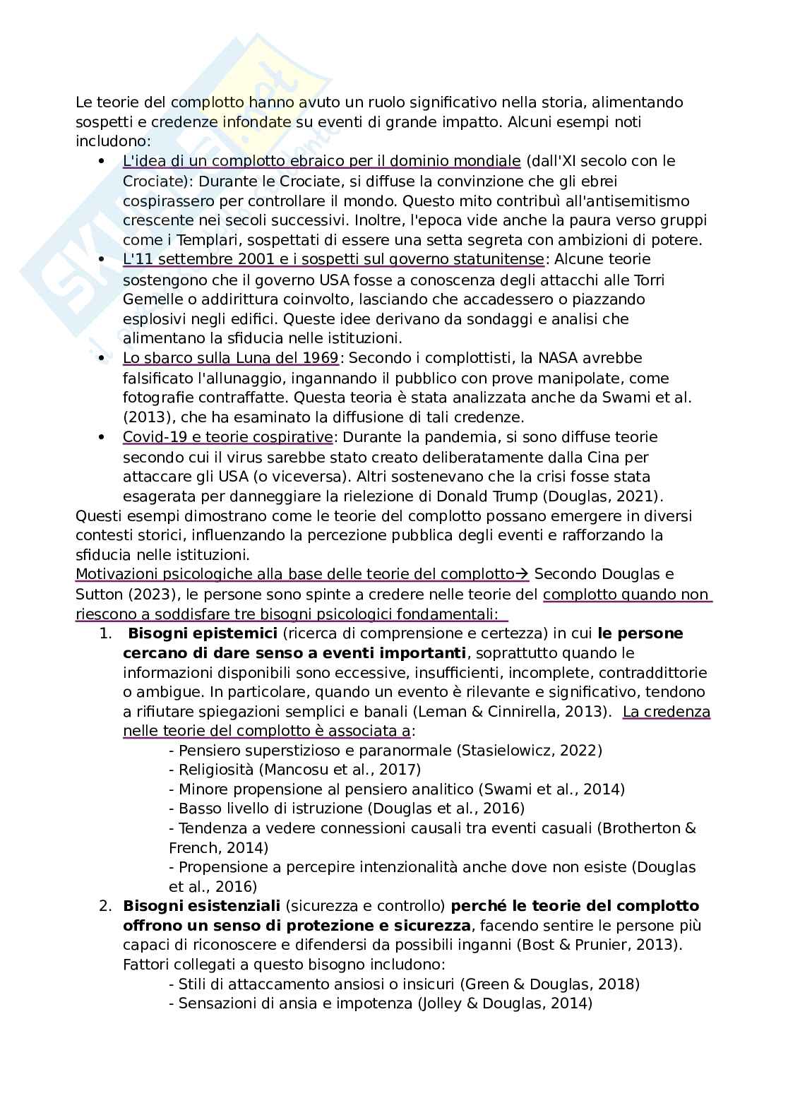 Appunti di Psicologia generale avanzata Pag. 21