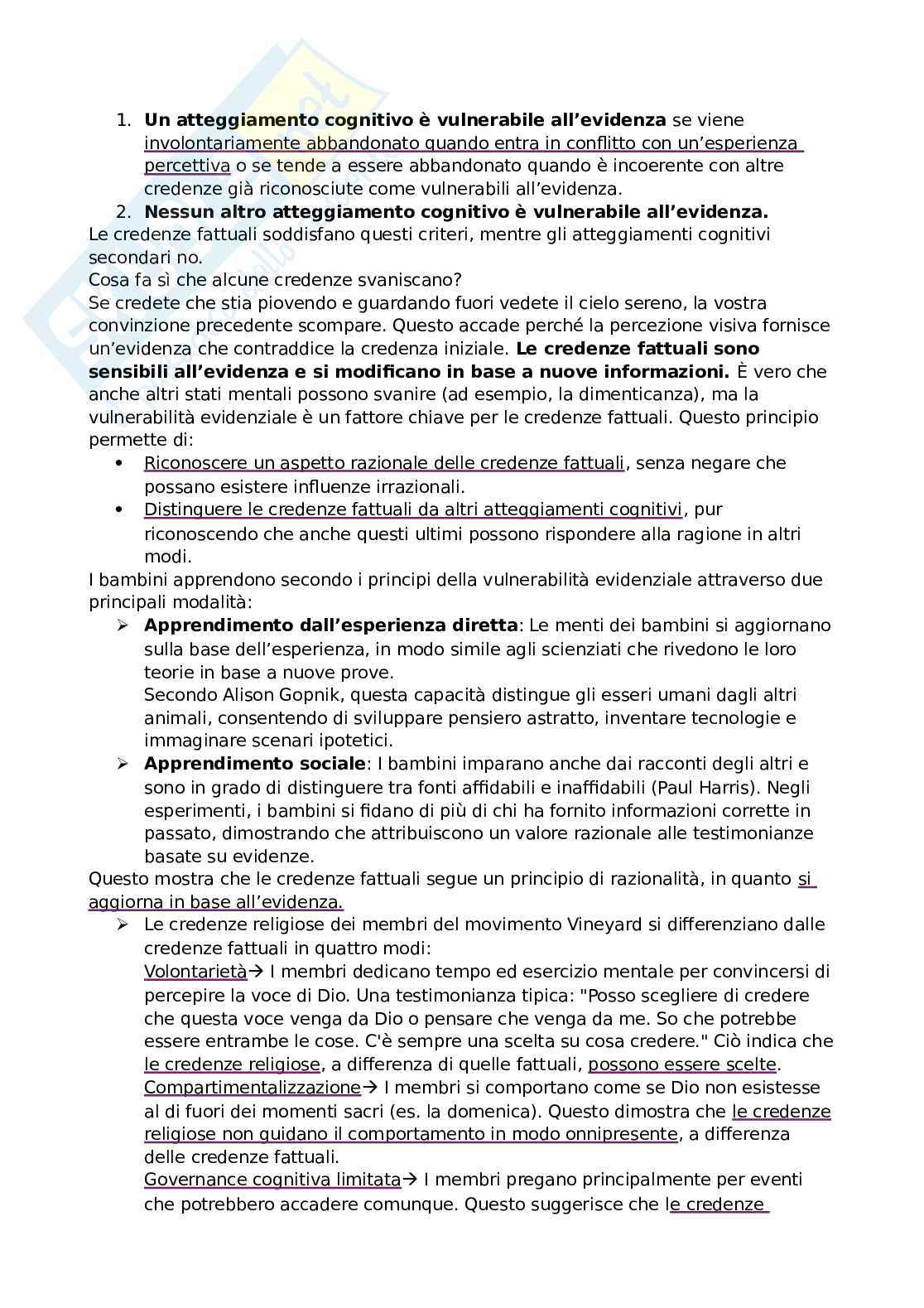 Appunti di Psicologia generale avanzata Pag. 41