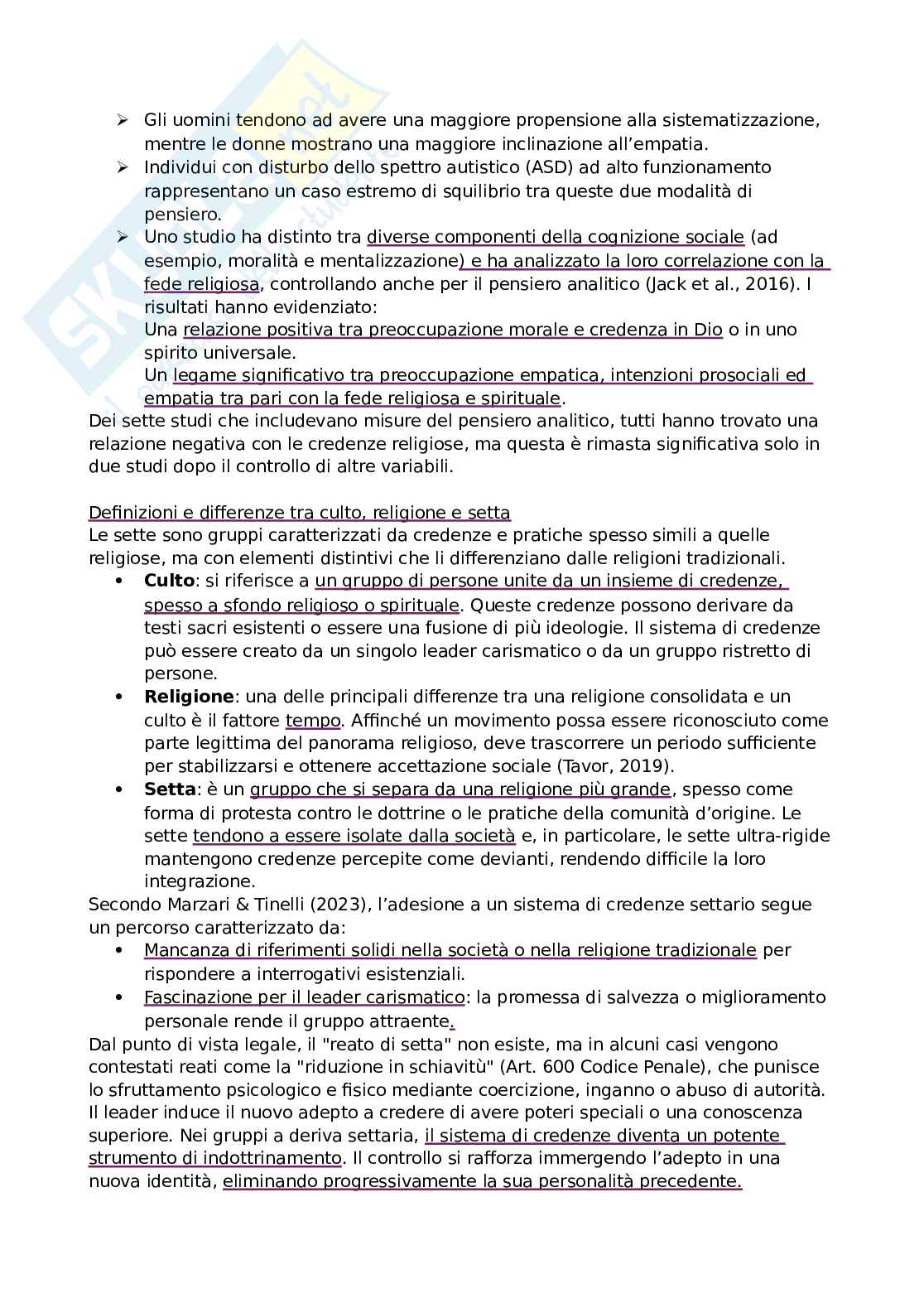 Appunti di Psicologia generale avanzata Pag. 46