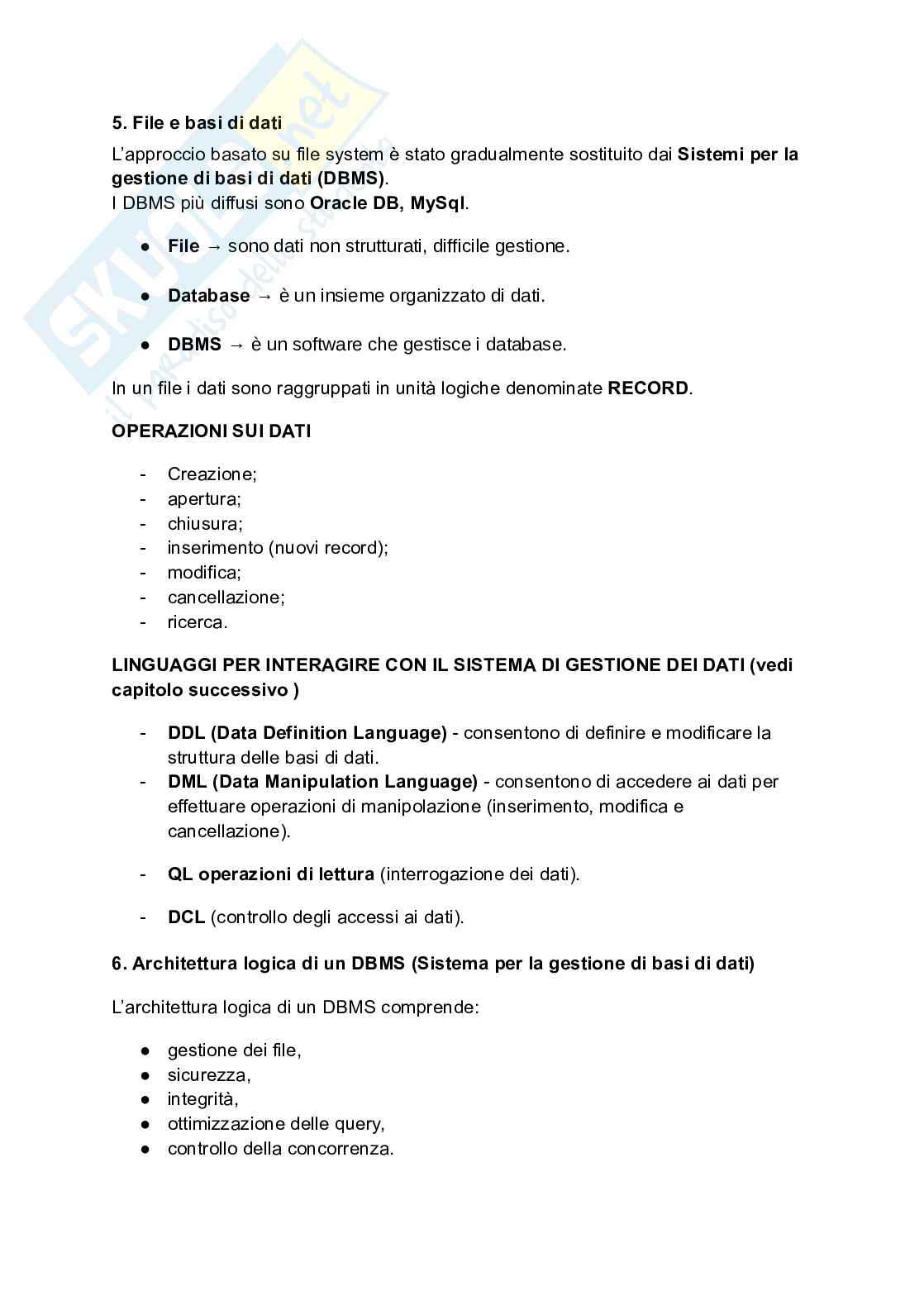 Database  Pag. 2