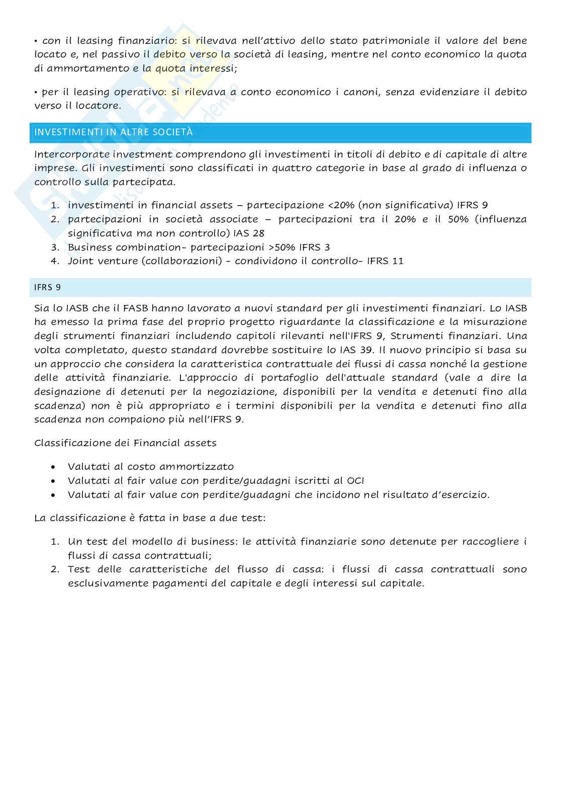 Financial reporting Pag. 41