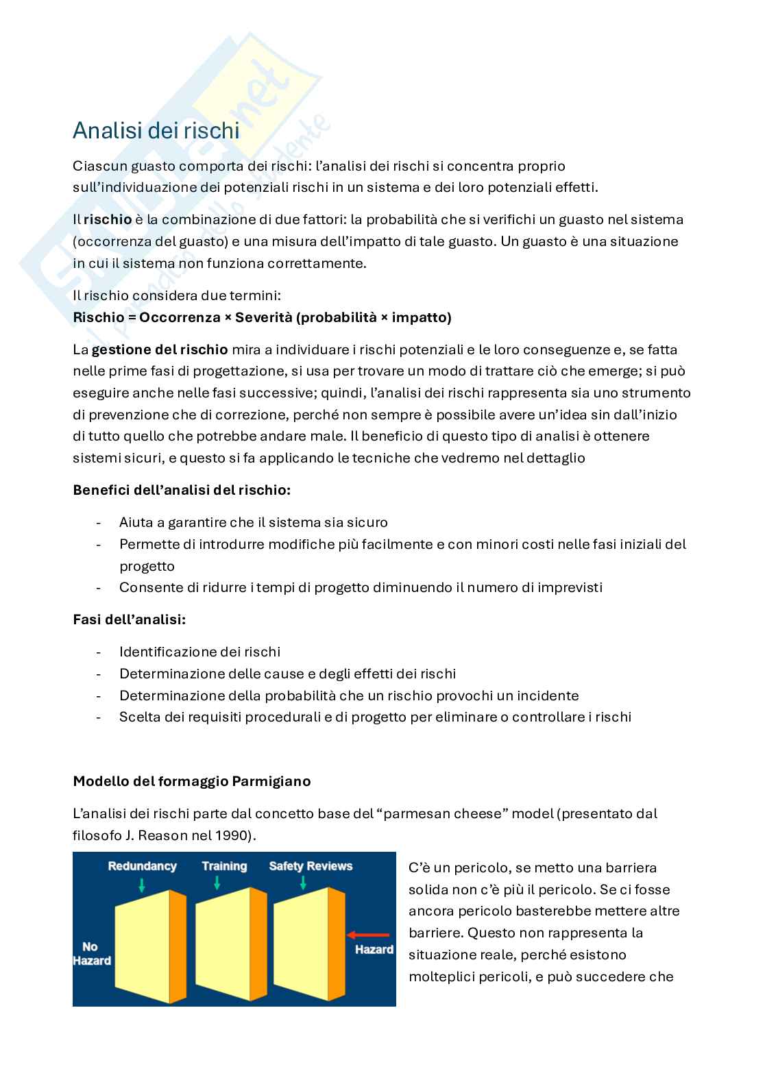 Appunti System reliability, dependability and safety - parte 2  Pag. 1