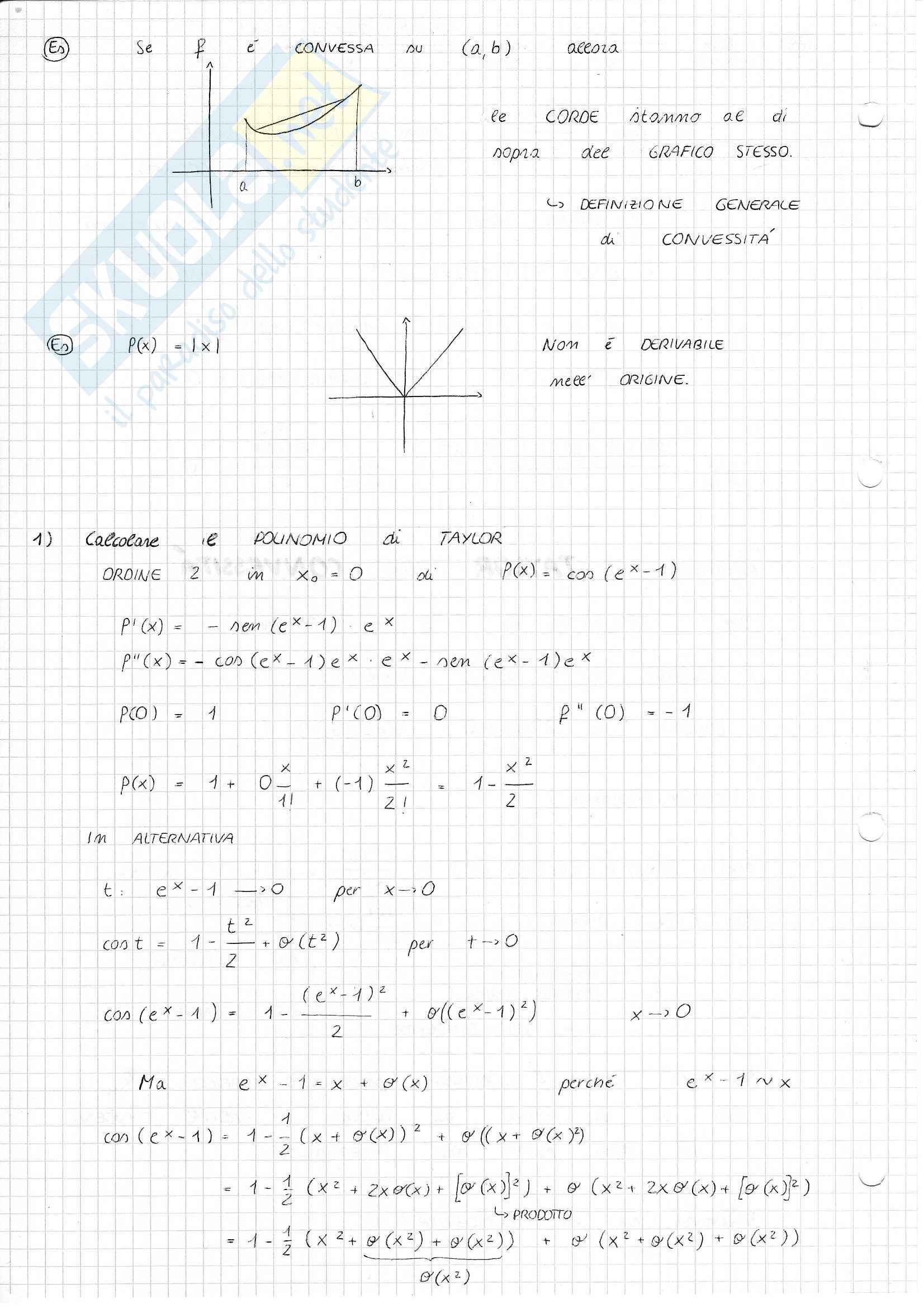Analisi e Geometria 1 - Calcolo differenziale Pag. 26