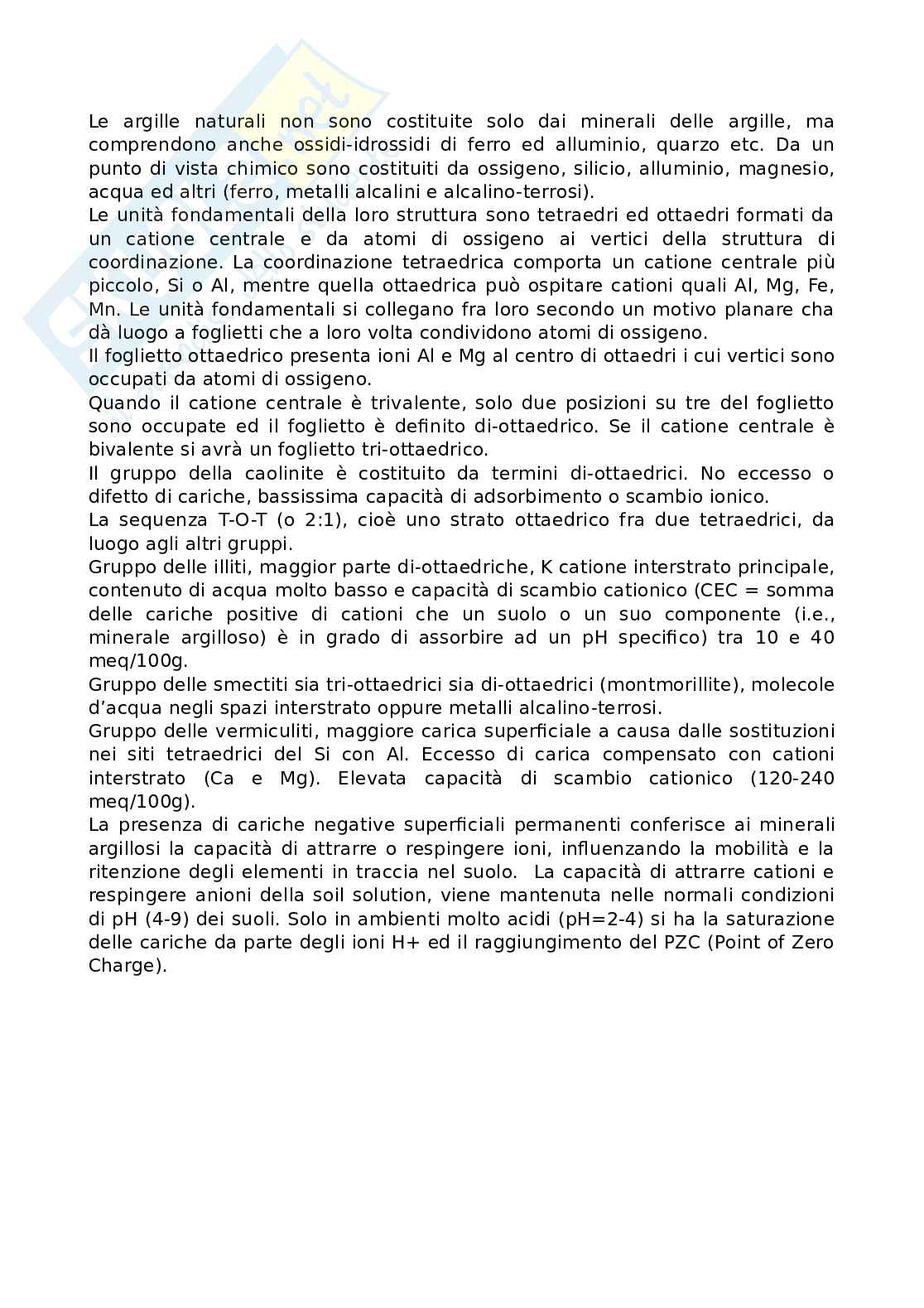 Geochimica applicata e ambientale Pag. 51