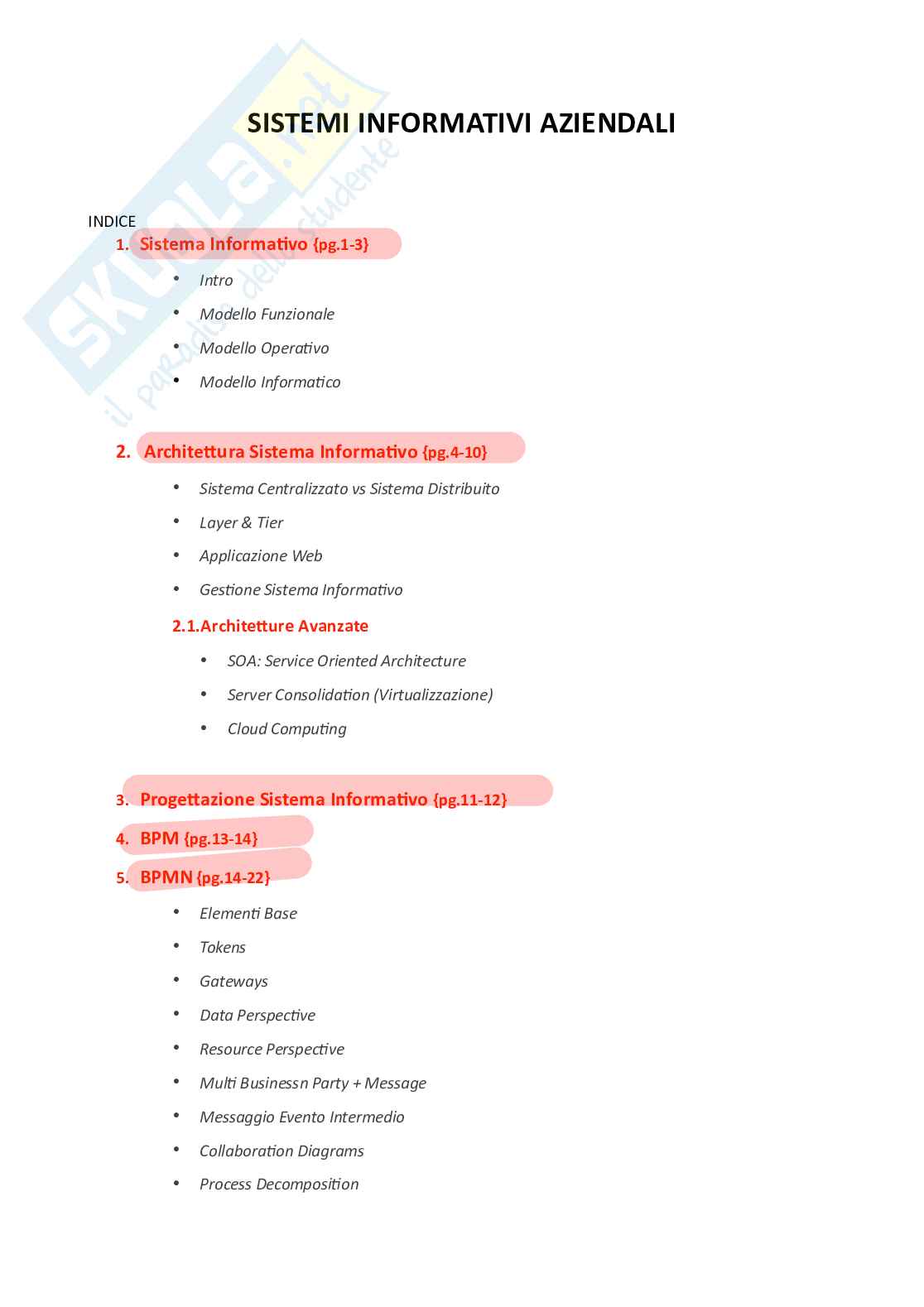 Elementi di Sistemi industriali - Parte 1 Pag. 1