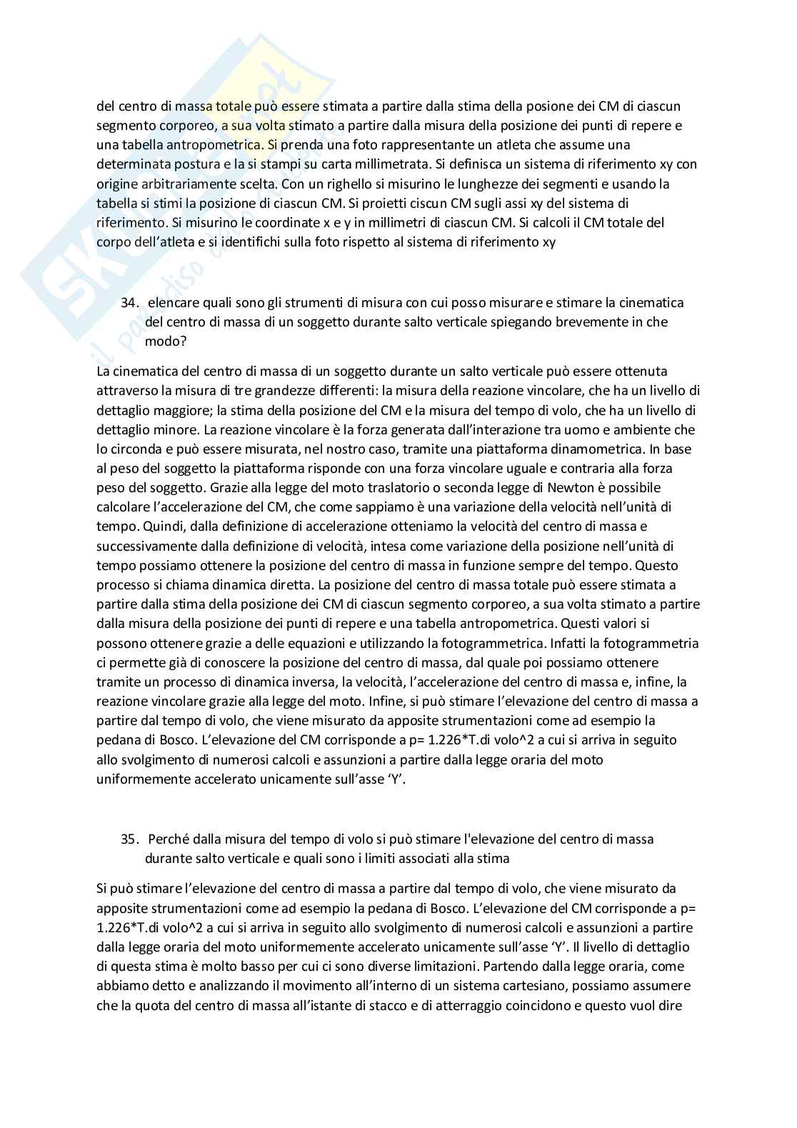 Paniere Biomeccanica - (2026) - Risposte aperte corrette  Pag. 11