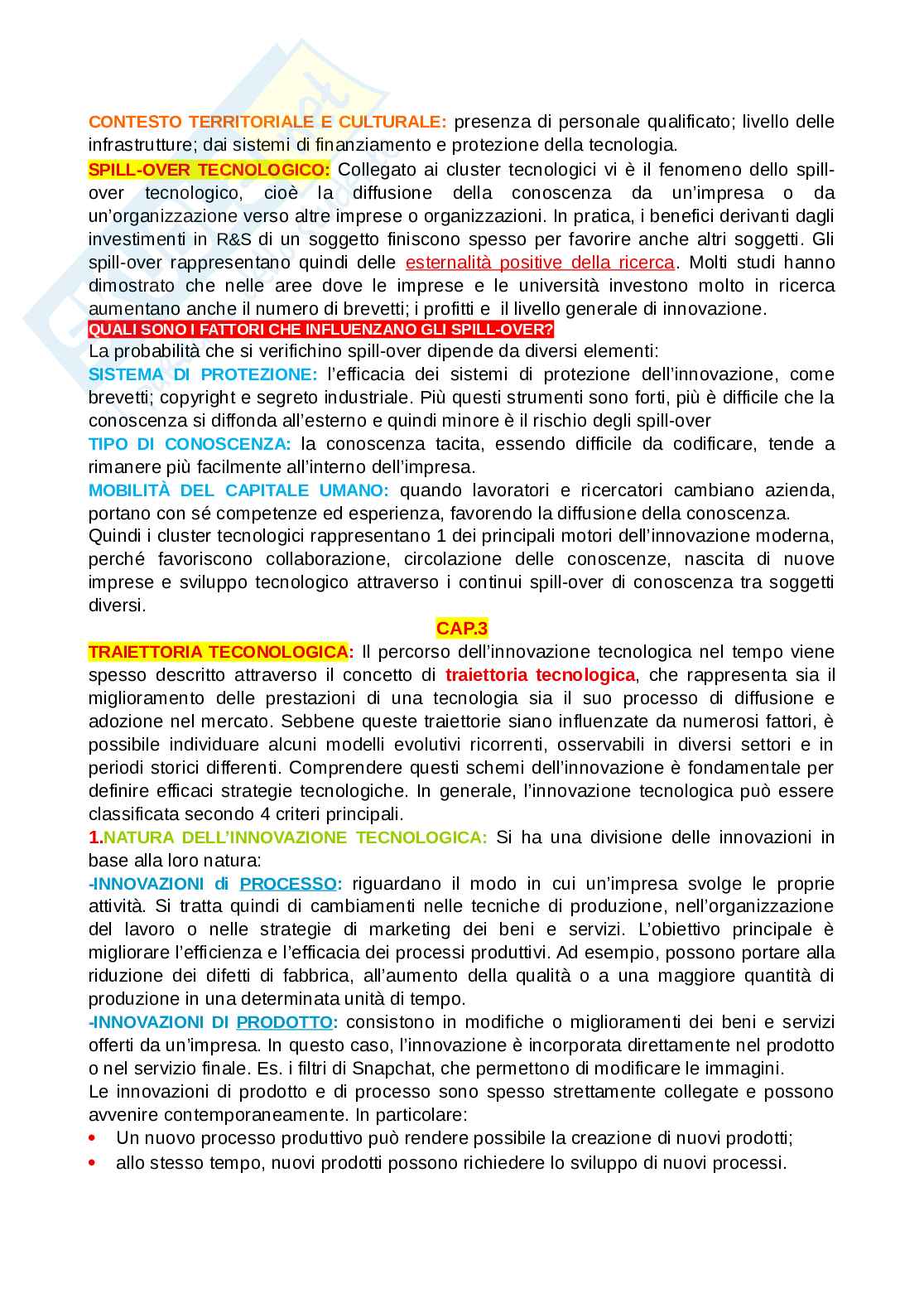 Management dell'innovazione Pag. 16