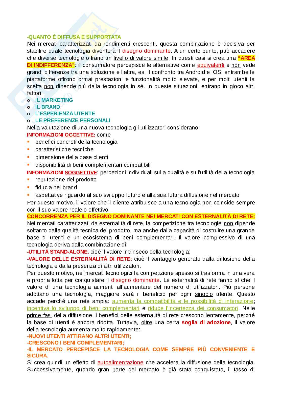 Management dell'innovazione Pag. 36