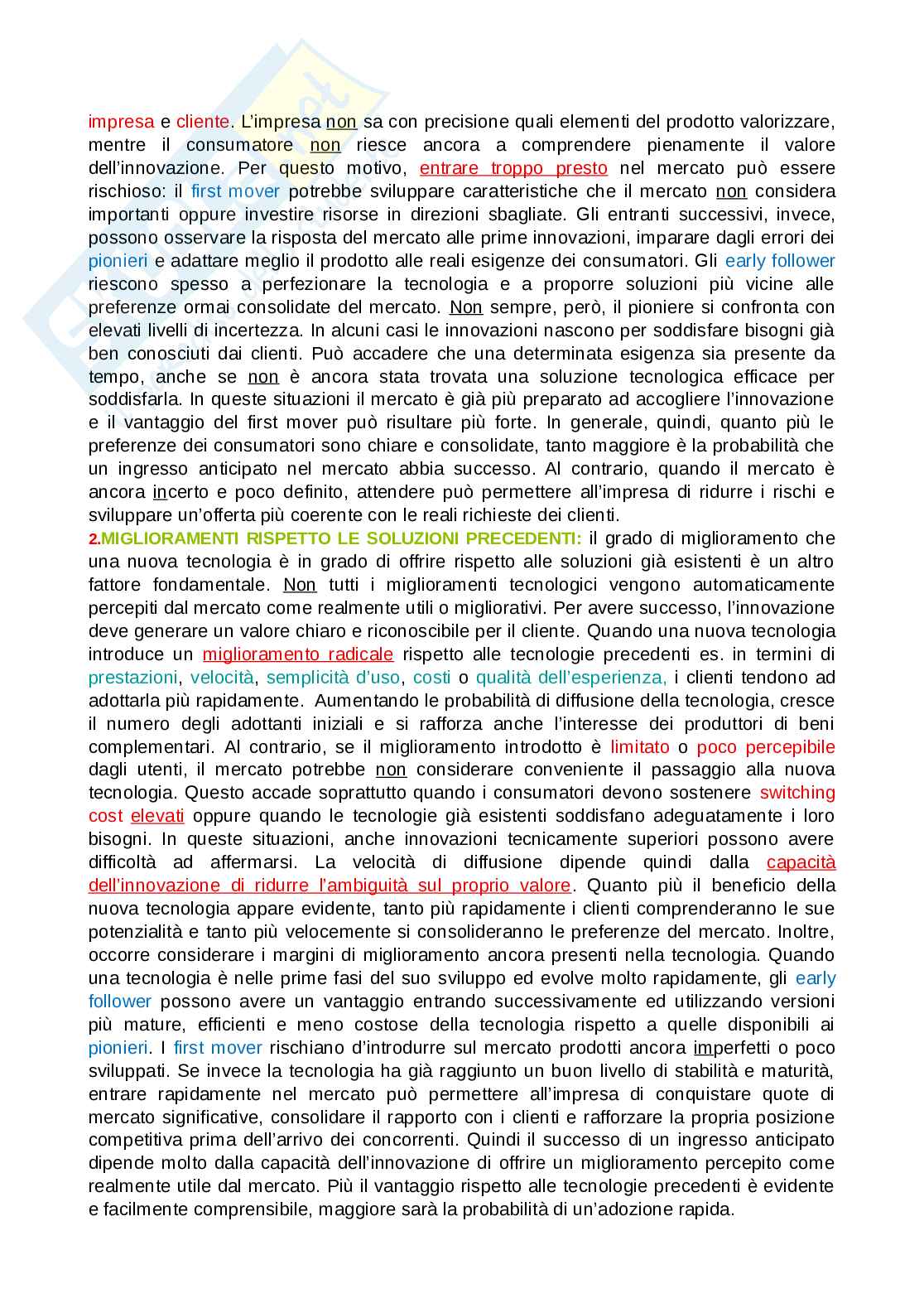Management dell'innovazione Pag. 46