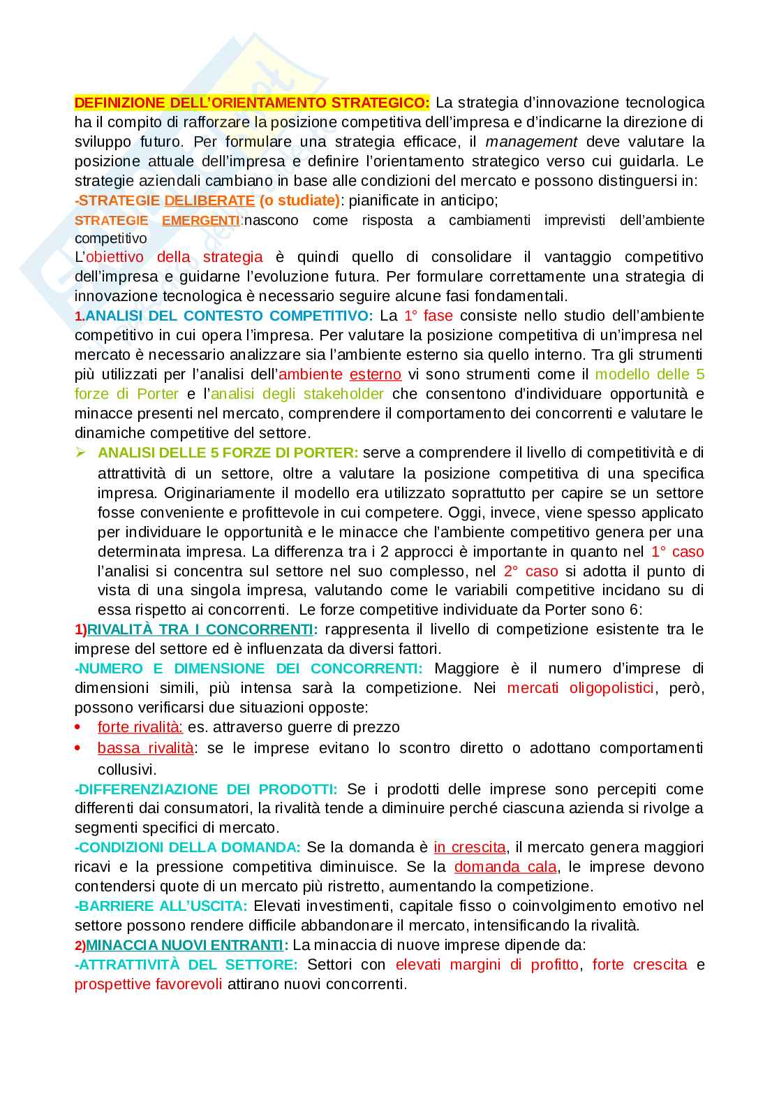 Management dell'innovazione Pag. 51