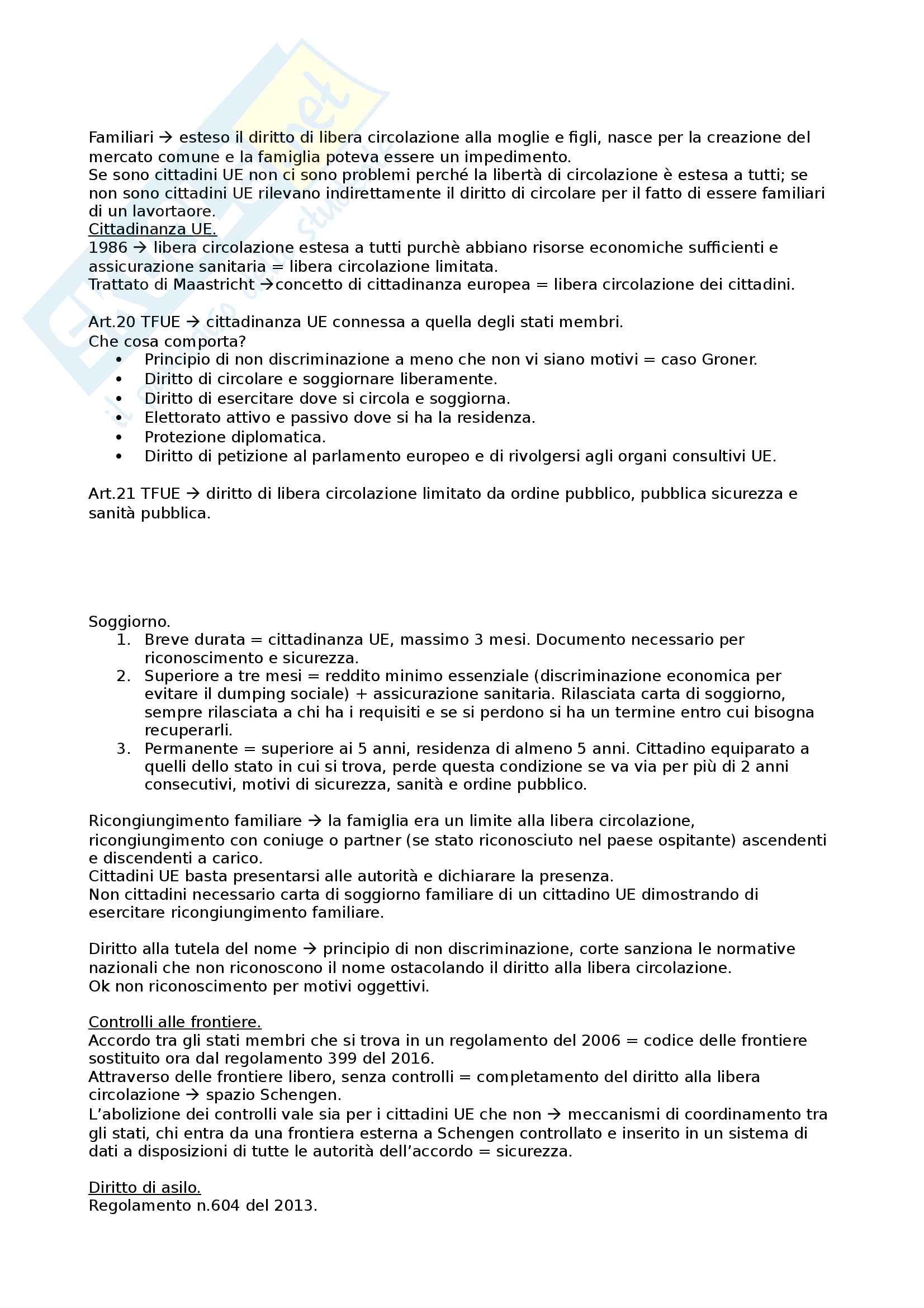 Diritto dell'Unione Europea Pag. 16