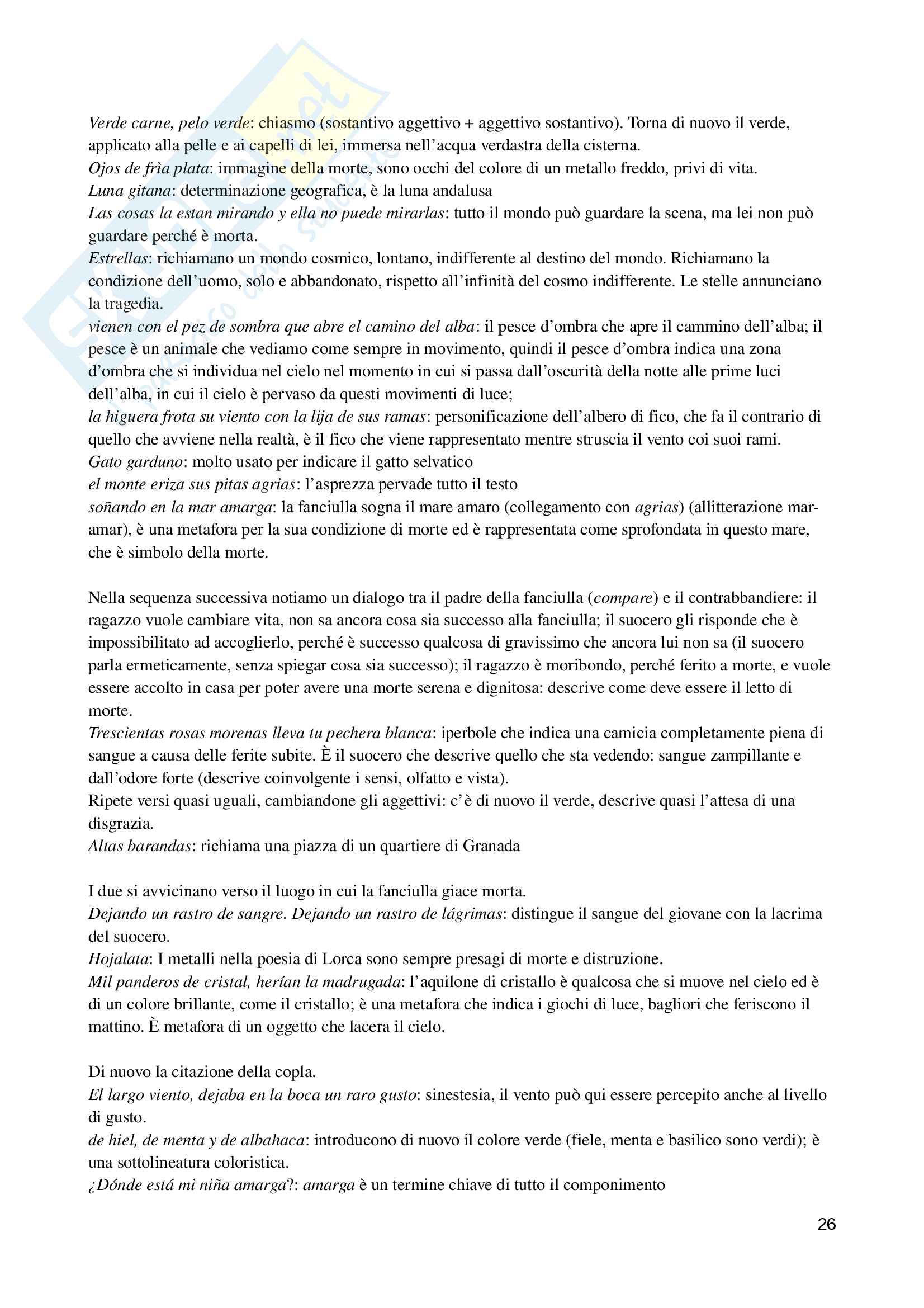 Letteratura spagnola Pag. 26