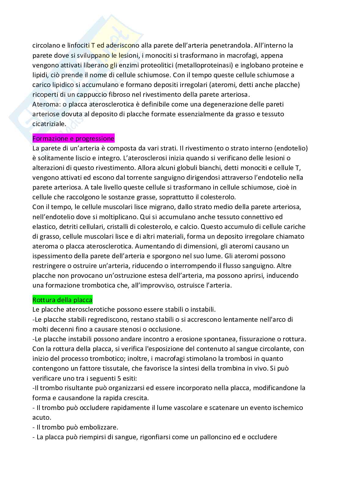 Riassunto esame Fisiopatologia, Prof. Rinaldi Laura, libro consigliato Elementi di patologia, Pontieri Pag. 6