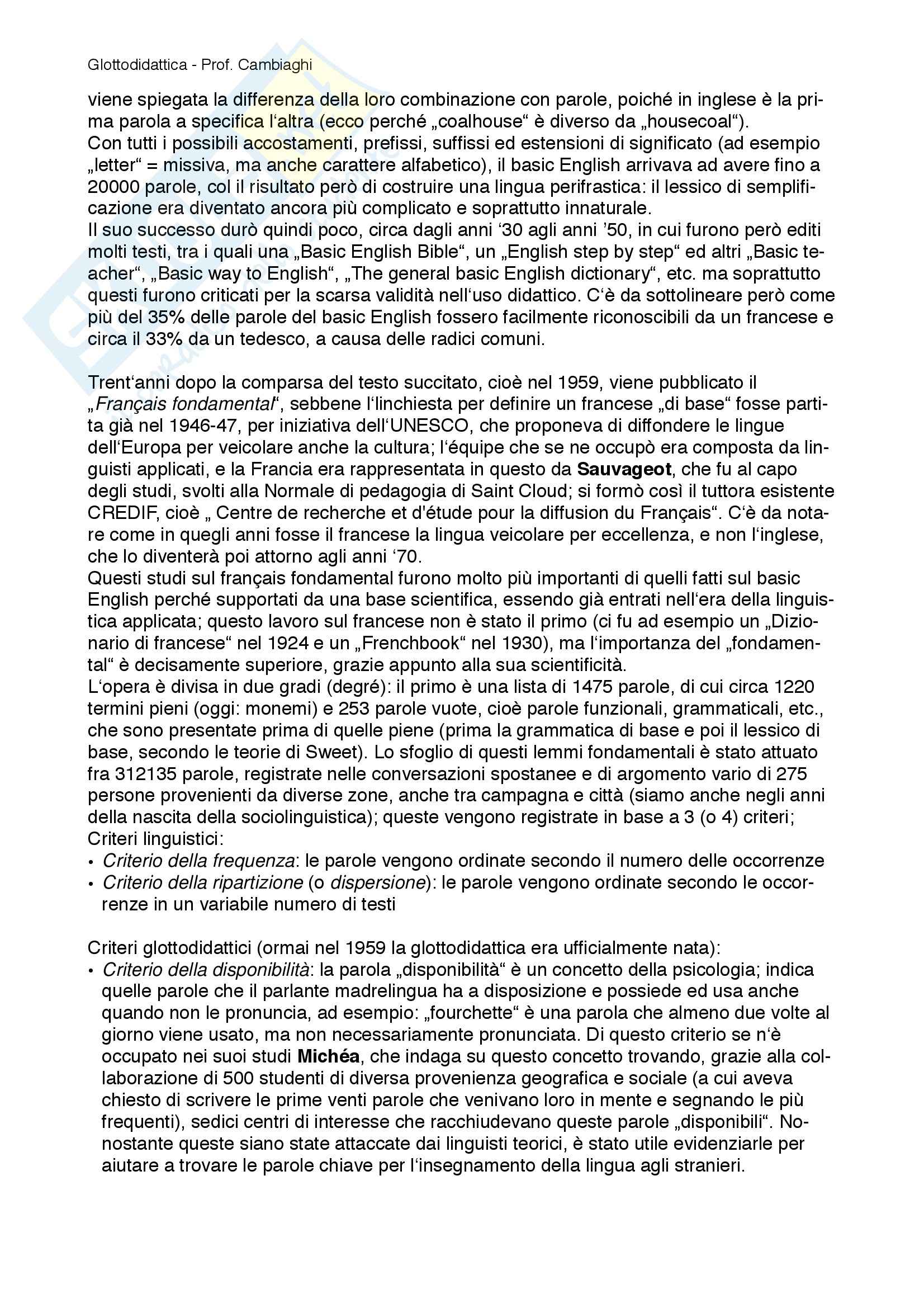 Glottodidattica generale Pag. 21