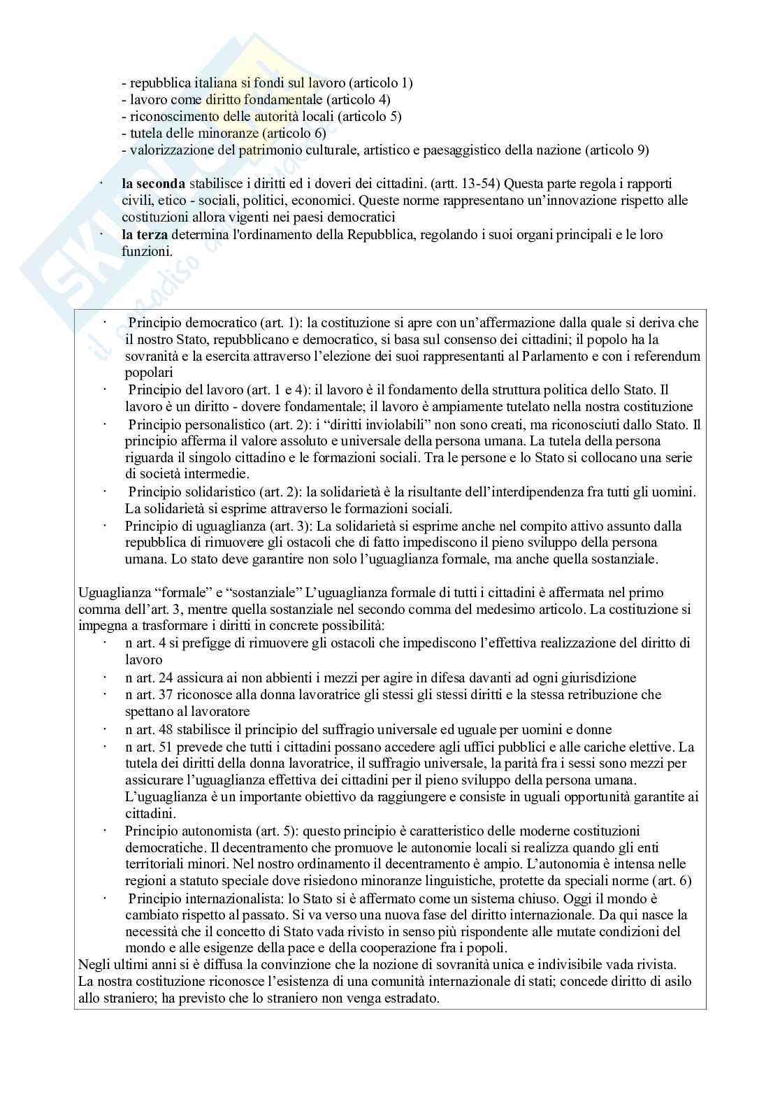 Riassunto esame Diritto costituzionale, Prof. Imarisio Luca, libro consigliato Diritto costituzionale, Bin, Pitruzzella Pag. 26