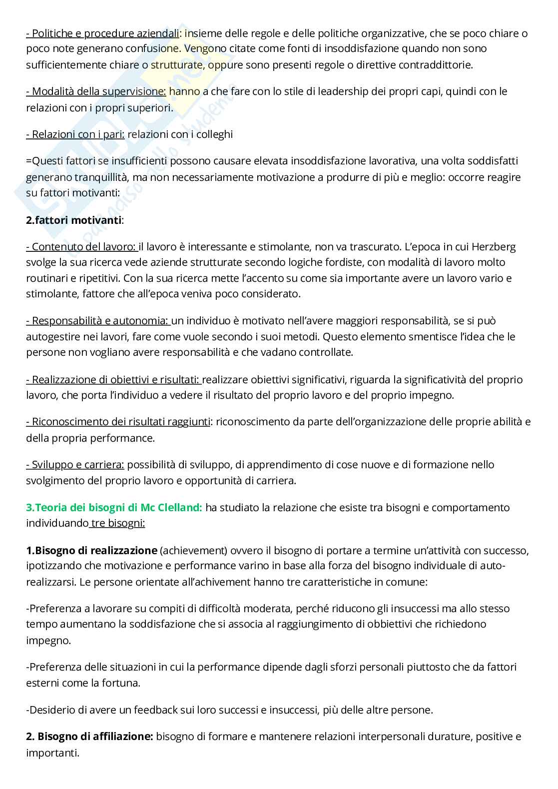 Riassunto esame Organizzazione aziendale, Prof. Isari Daniela, libro consigliato Comportamento organizzativo. Conoscere e sviluppare competenze organizzative, Pearson, 2021 (Capitoli 1, 4, 6, 7, 8, 9, 10, 11, 14, 15S, Bins. Juge, Bodega Pag. 11