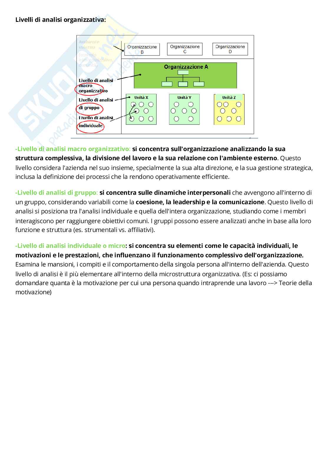Riassunto esame Organizzazione aziendale, Prof. Isari Daniela, libro consigliato Comportamento organizzativo. Conoscere e sviluppare competenze organizzative, Pearson, 2021 (Capitoli 1, 4, 6, 7, 8, 9, 10, 11, 14, 15S, Bins. Juge, Bodega Pag. 2
