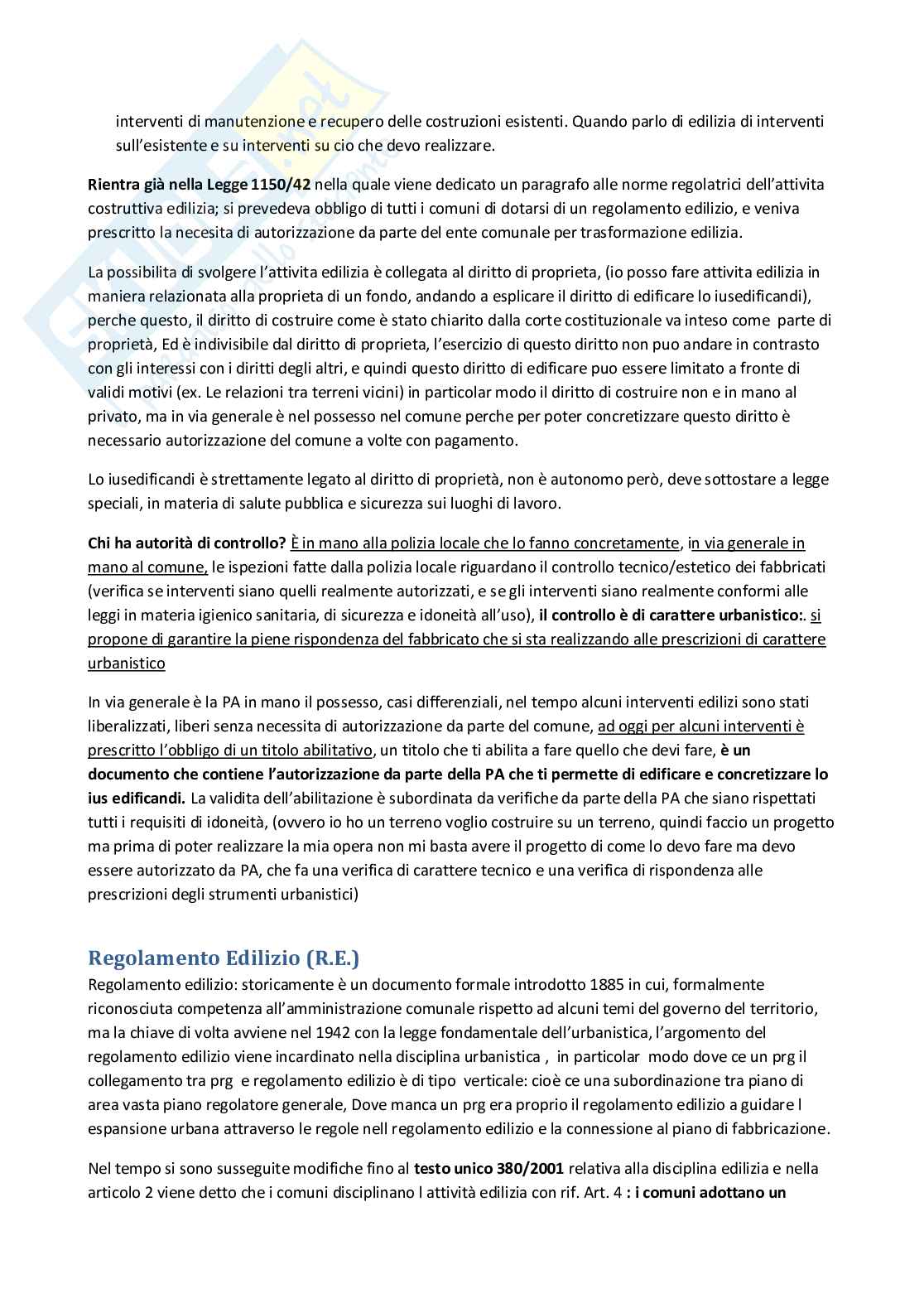 Appunti Legislazione urbanistica delle opere pubbliche e normative edilizie Pag. 31