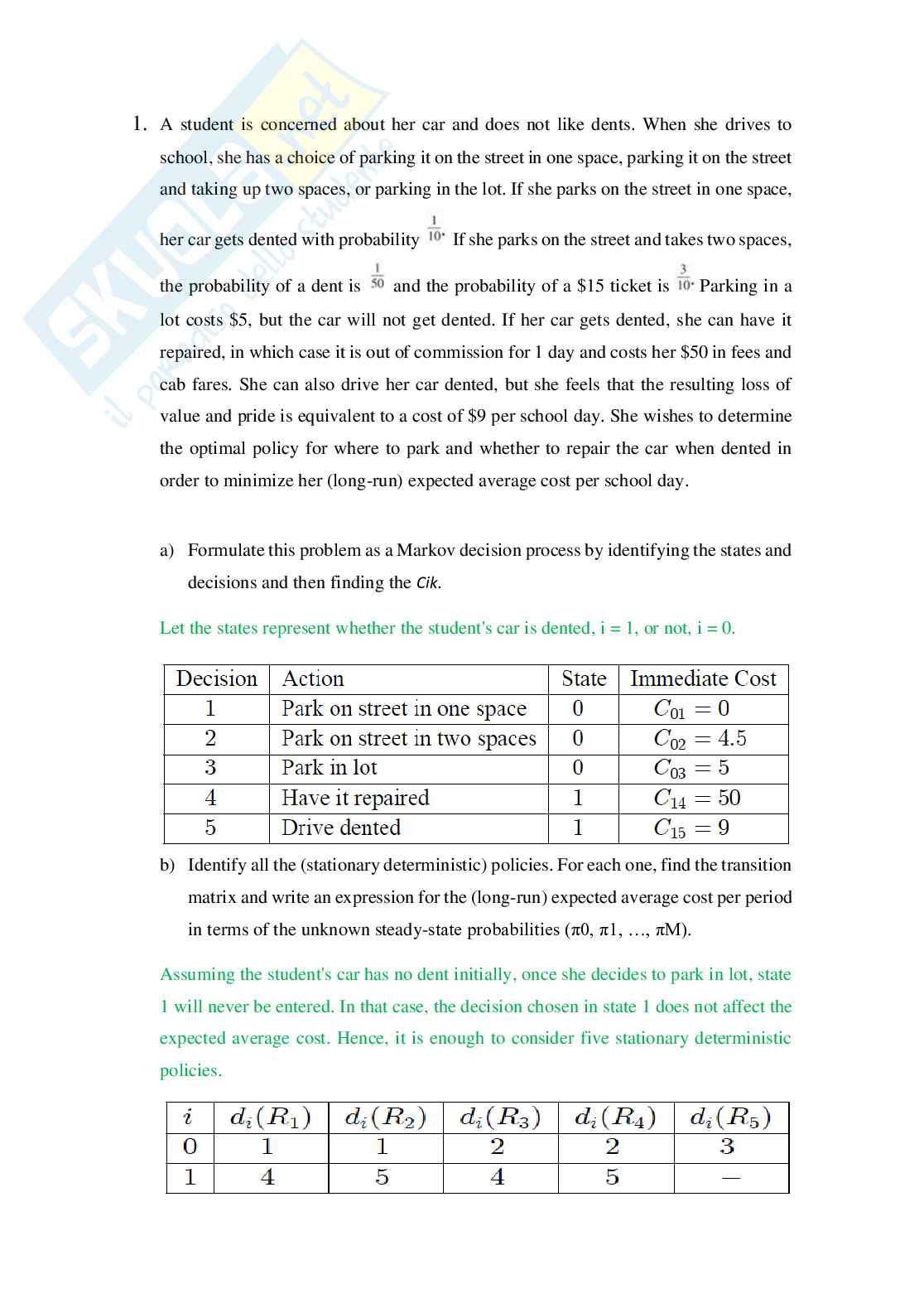 Markov Chains Pag. 1