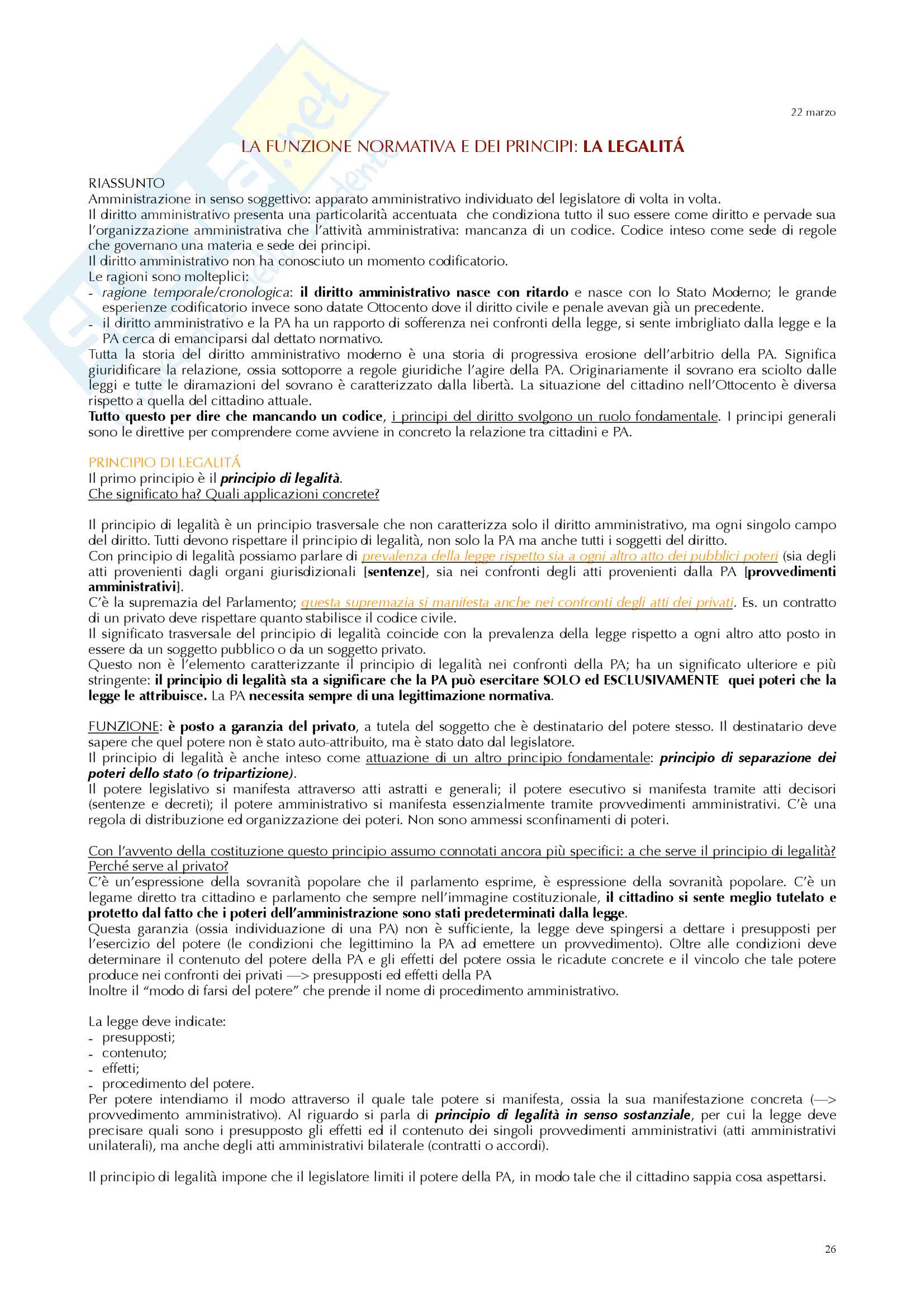 Appunti diritto amministrativo prof Ramajoli Pag. 26