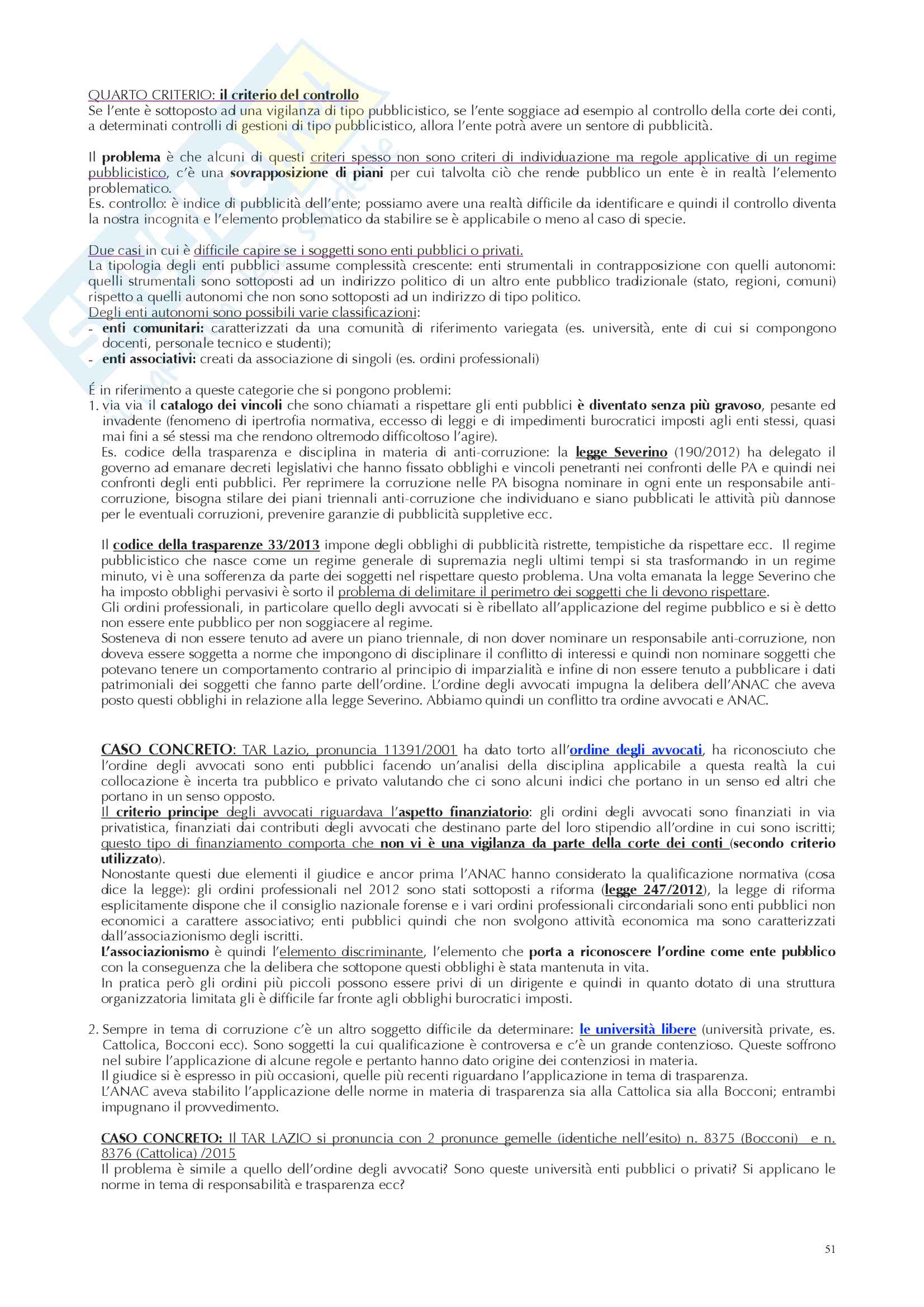 Appunti diritto amministrativo prof Ramajoli Pag. 51