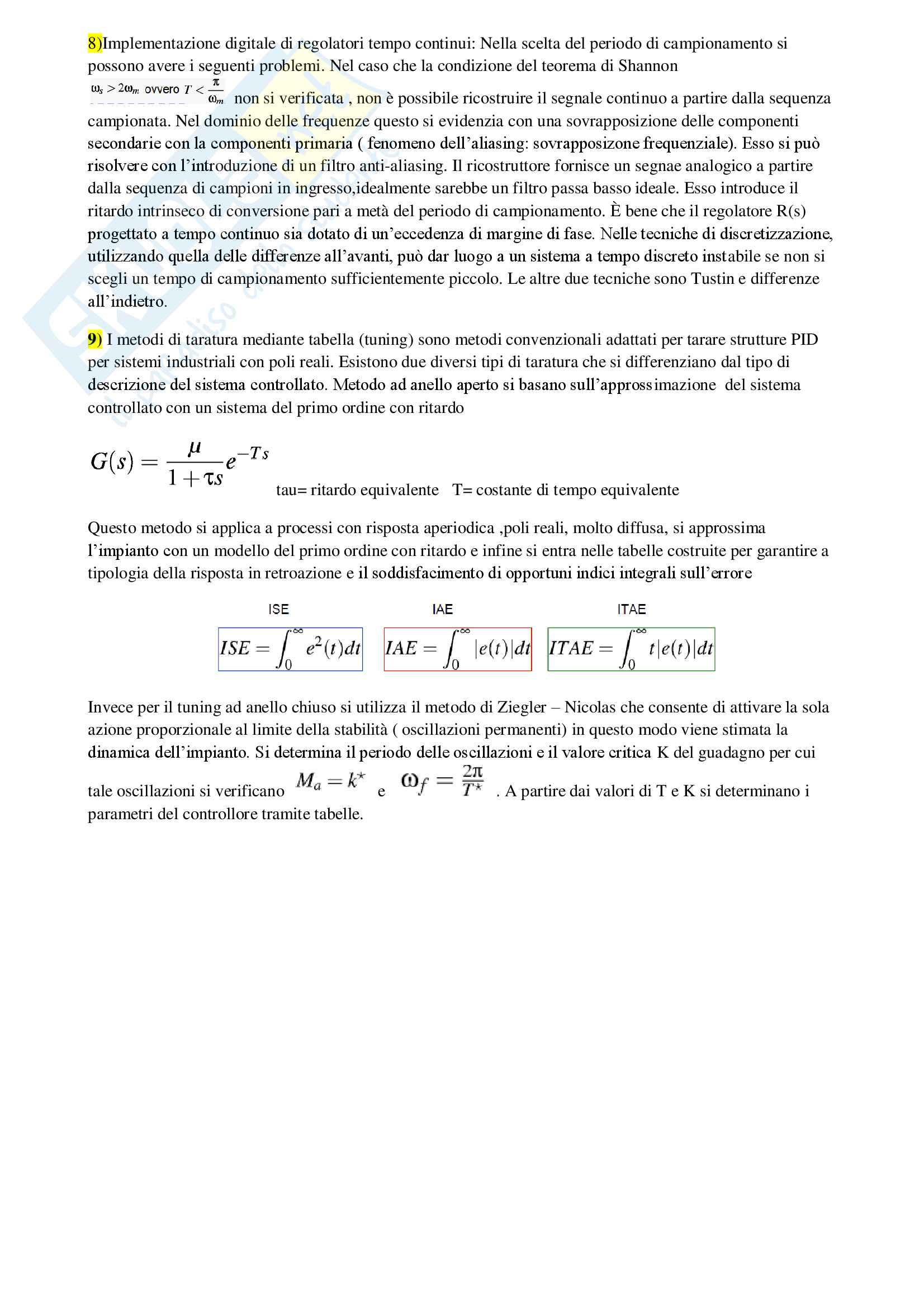 Domande Controlli Automatici Parte B Pag. 6