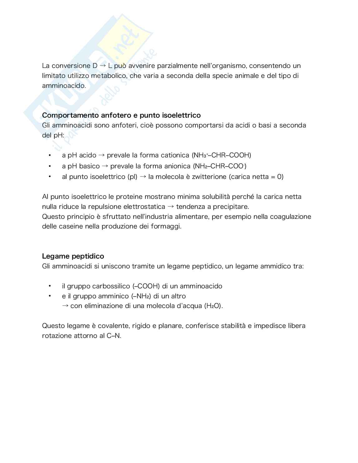 Chimica e normativa dei prodotti alimentari - proteine Pag. 2