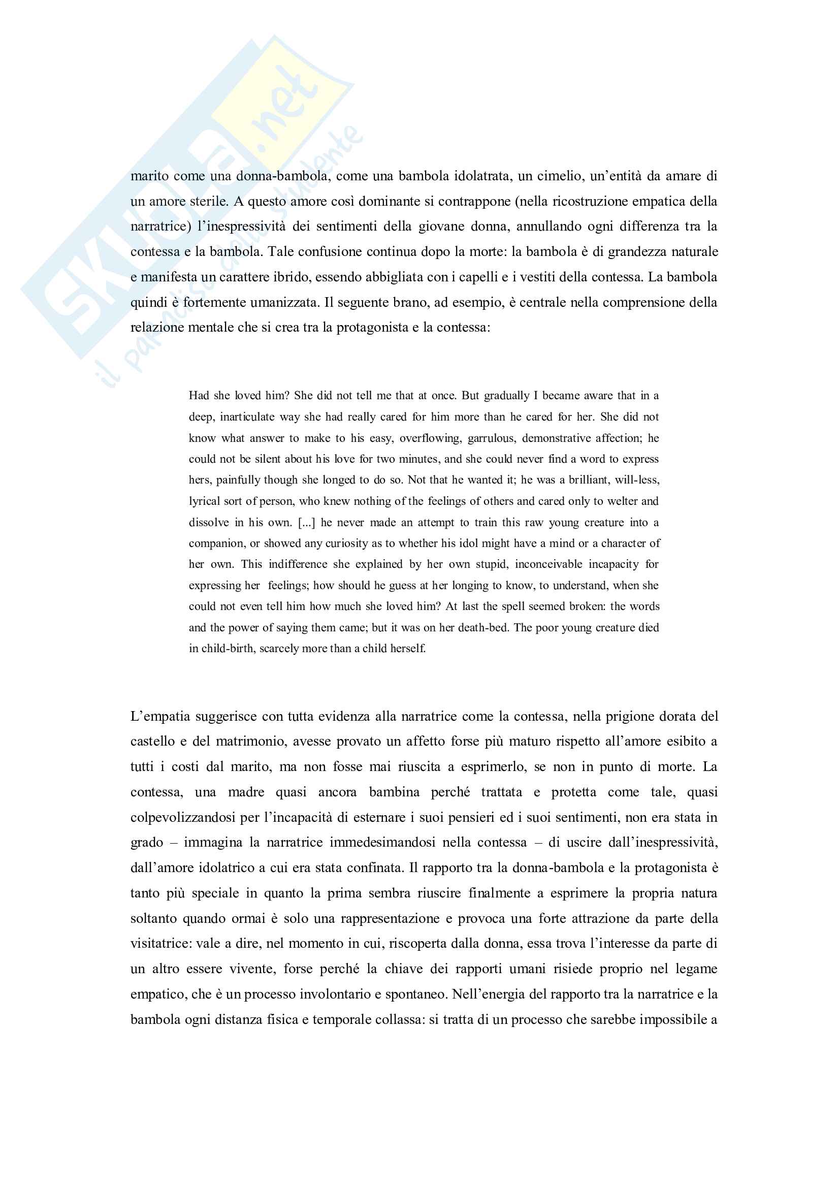 The Doll - analisi + commento + contestualizzazione storica Pag. 31