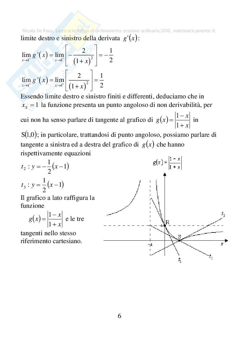 2010 - Liceo scientifico di ordinamento, sessione ordinaria Pag. 6