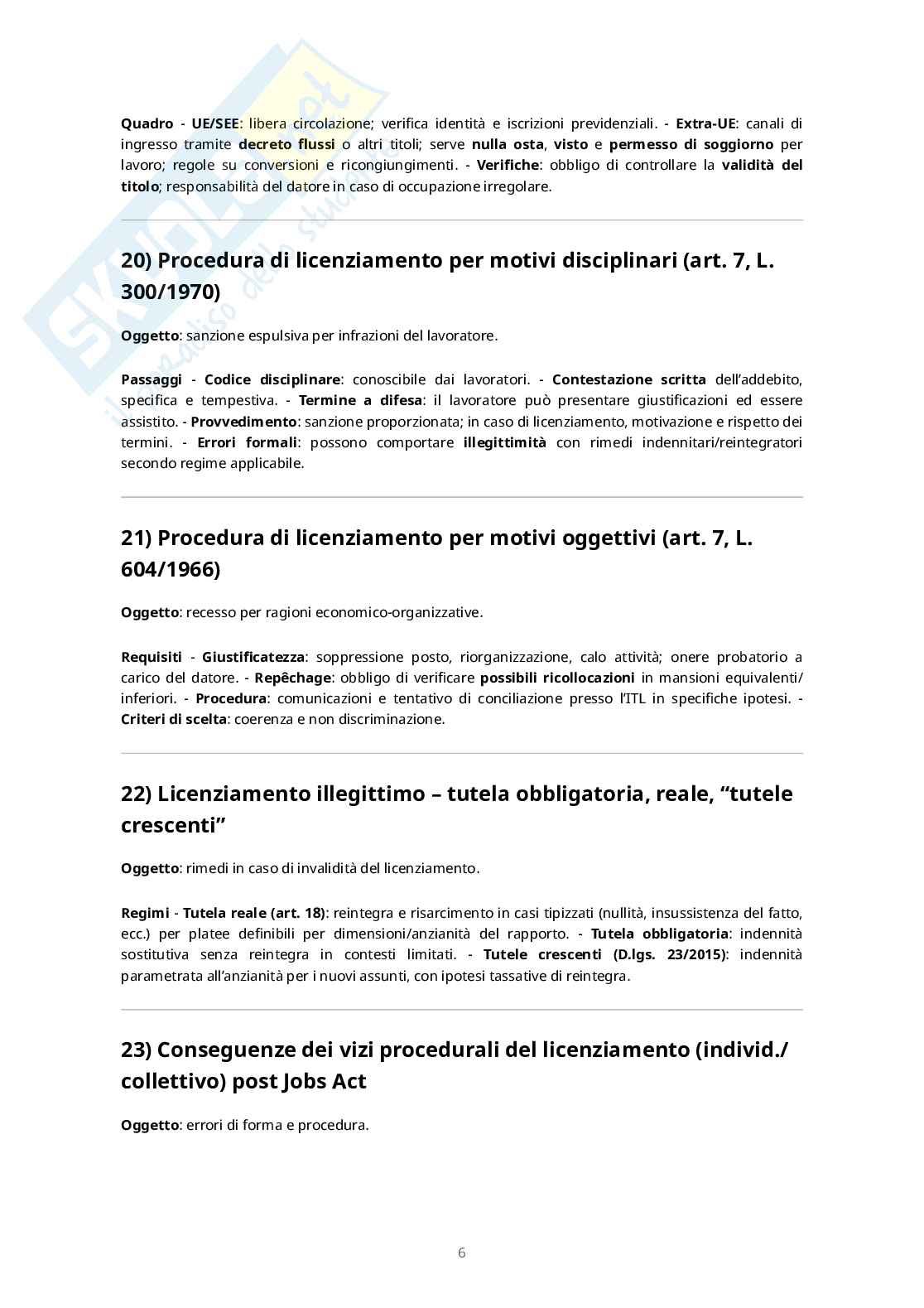 Schemi Diritto del lavoro Pag. 6