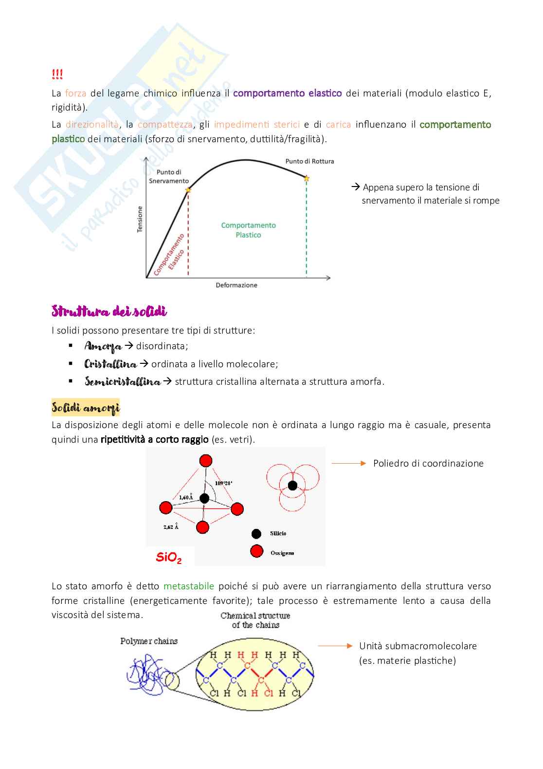 Appunti dettagliati di Biomateriali Pag. 11