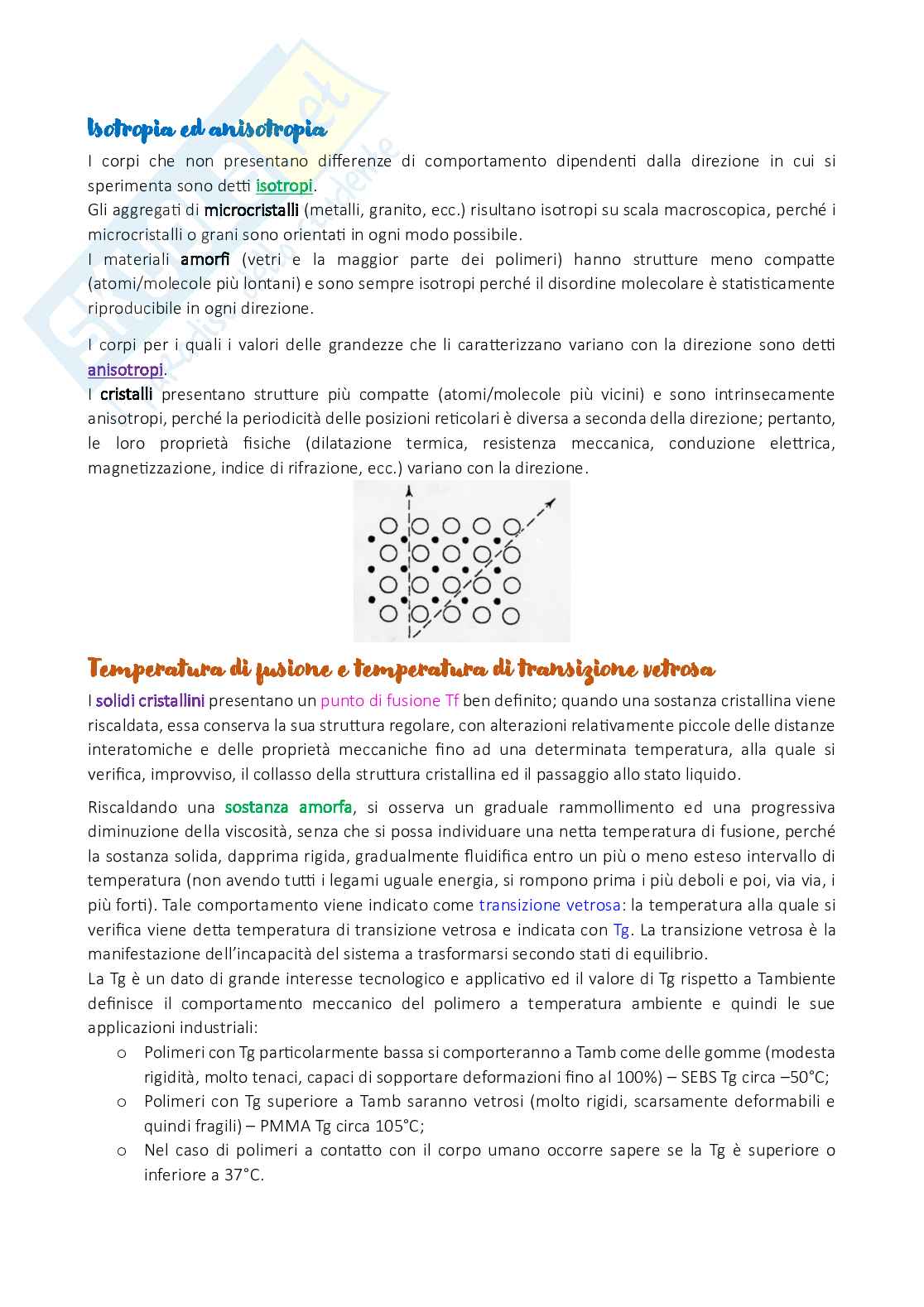 Appunti dettagliati di Biomateriali Pag. 16