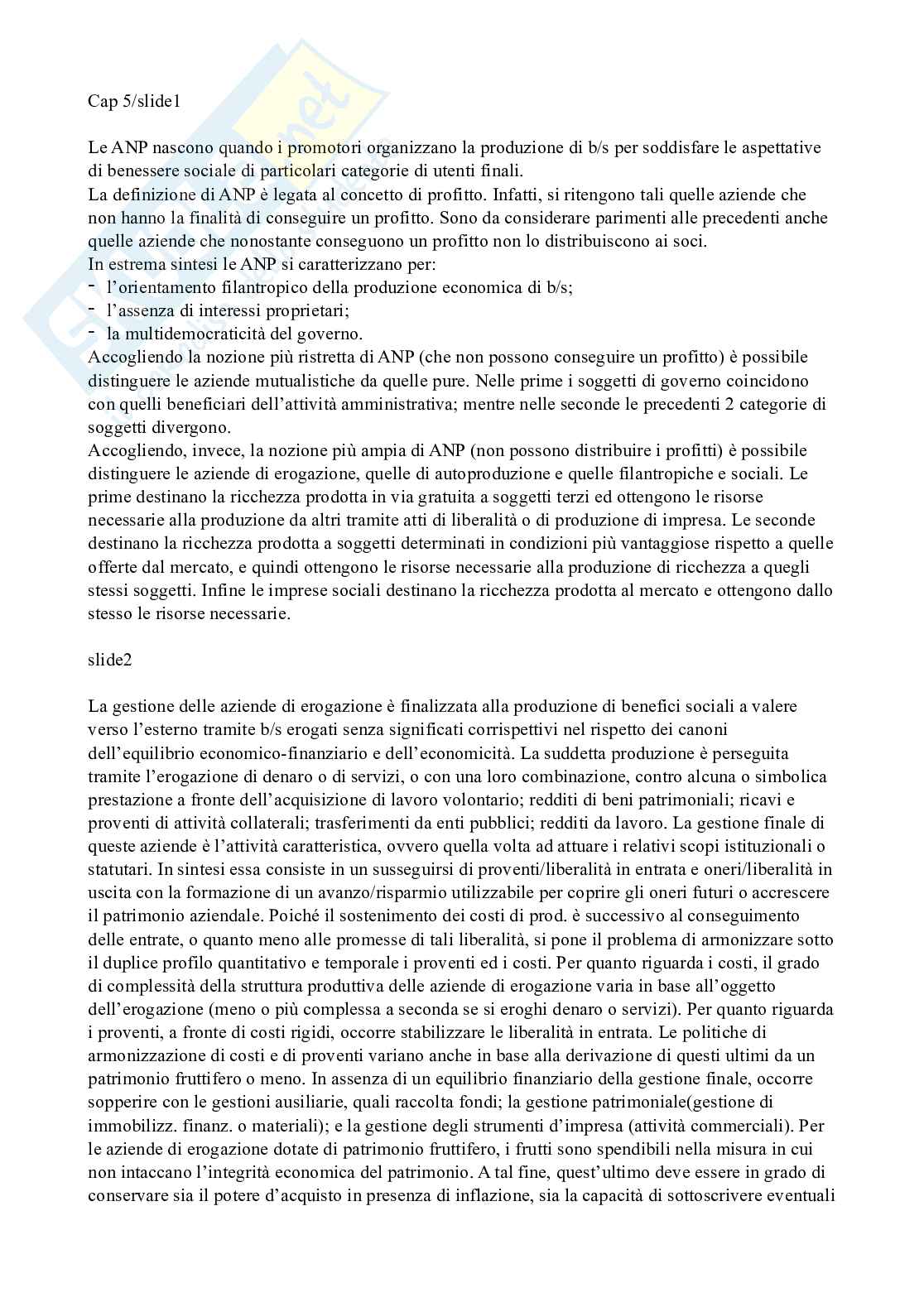 Aziende no profit Pag. 1