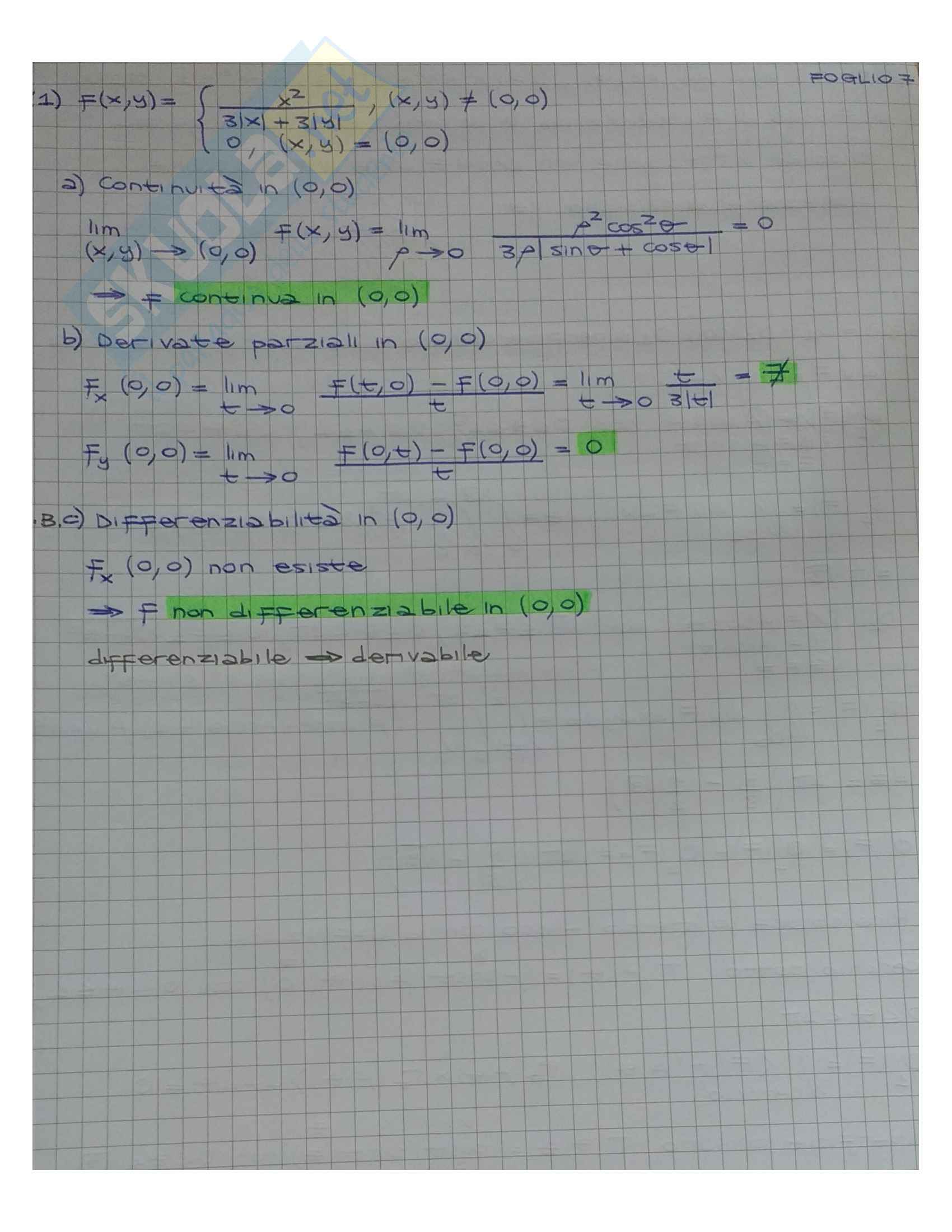 Analisi 2 (Esercizi Svolti) Pag. 31