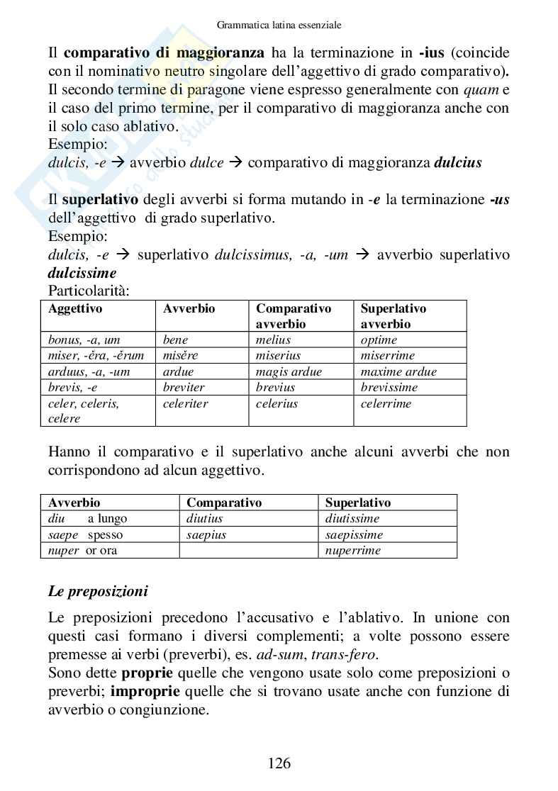 Grammatica Latina Essenziale (ebook) Pag. 126