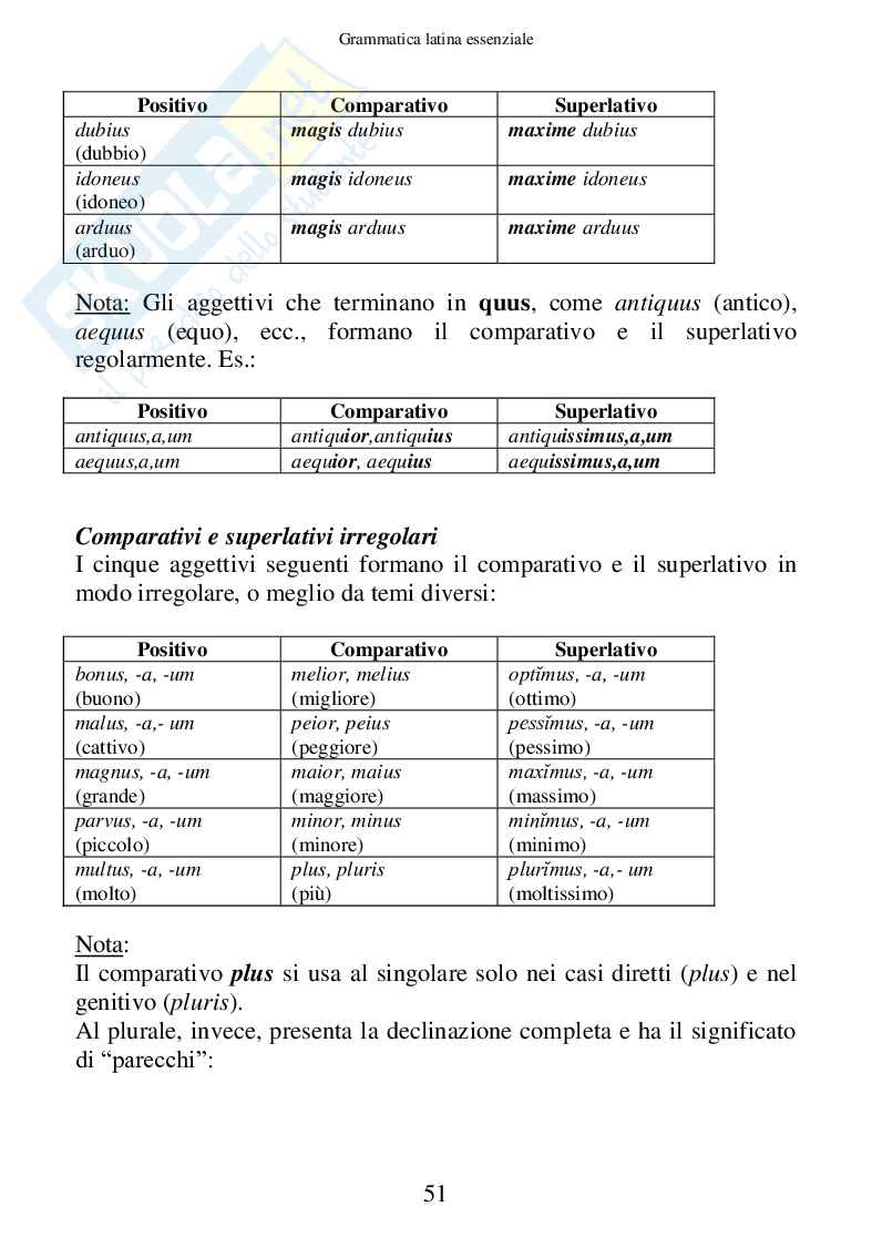 Grammatica Latina Essenziale (ebook) Pag. 51