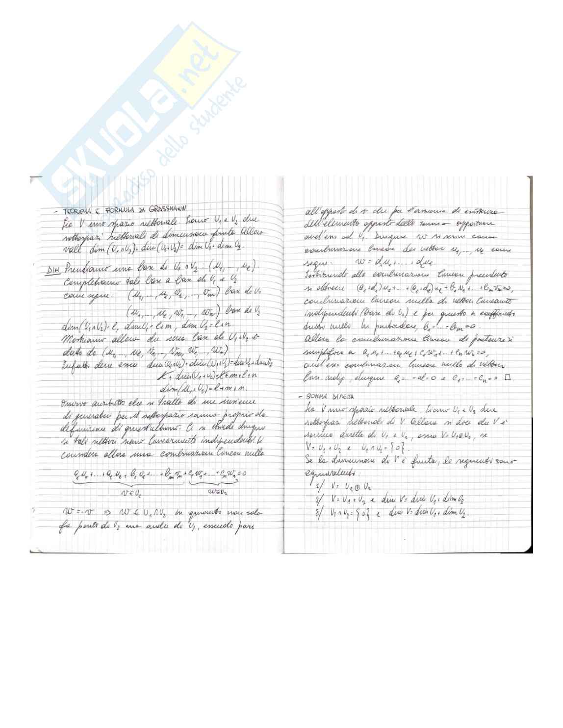 Riassunto esame Geometria, Prof. Bravi Paolo, libro consigliato Geometria, Savo Pag. 16