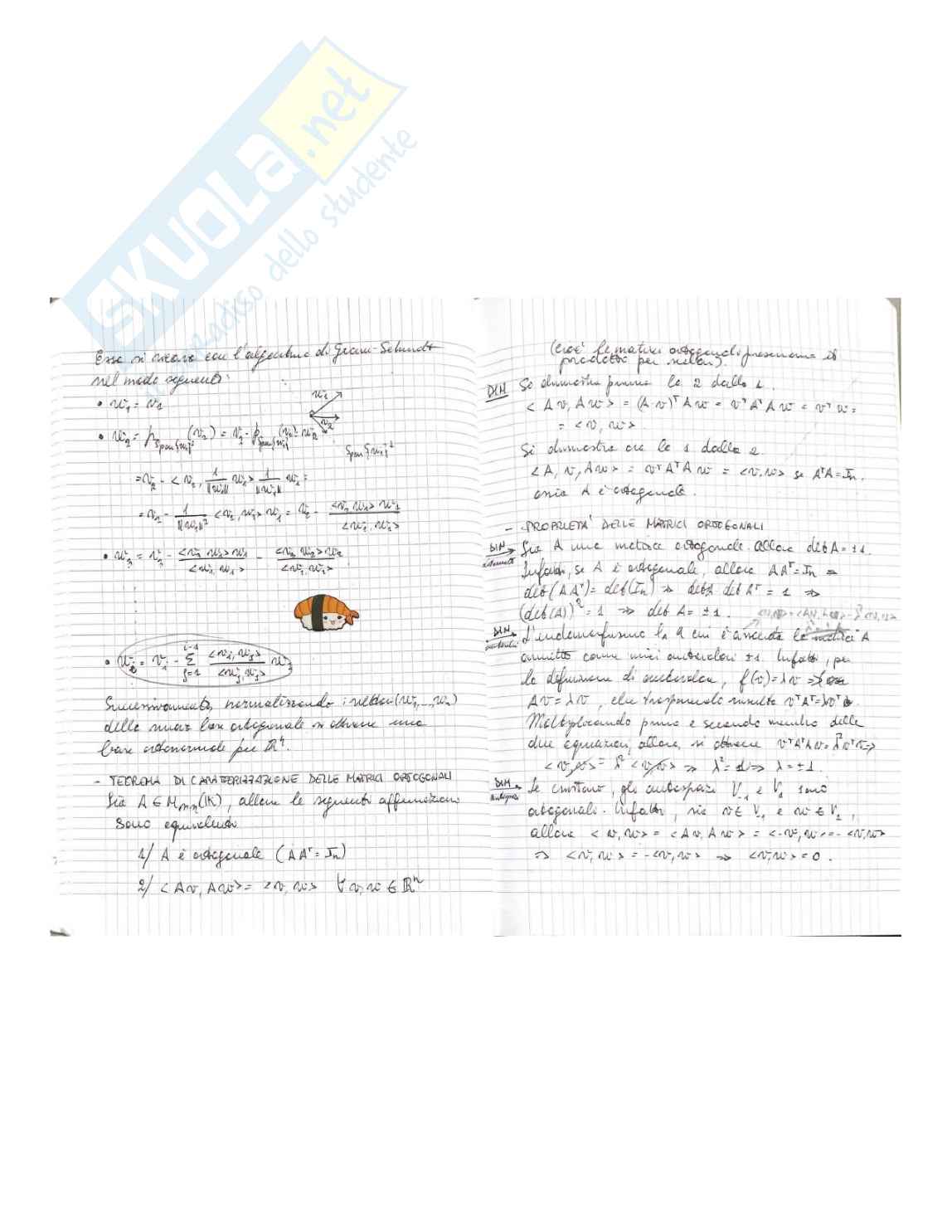 Riassunto esame Geometria, Prof. Bravi Paolo, libro consigliato Geometria, Savo Pag. 31