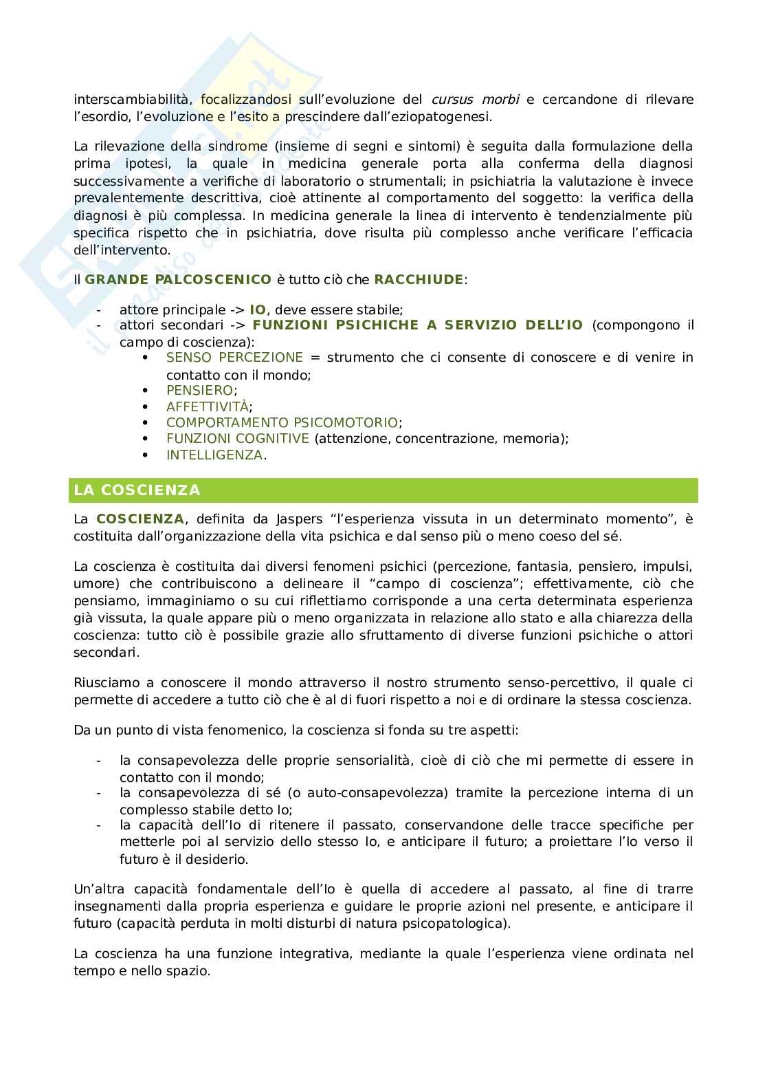 Riassunto esame Psichiatria, Prof. Serafini Gianluca, libro consigliato Elementi di psichiatria, Bogetto, Maina, Albert Pag. 2