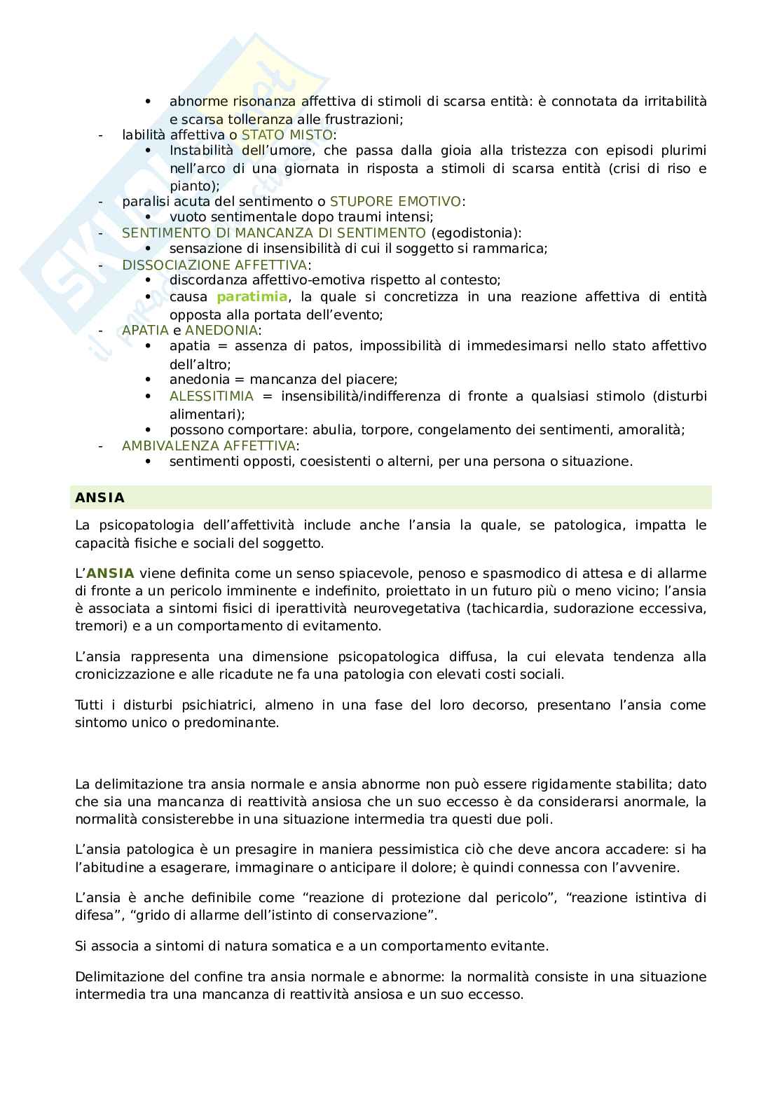Riassunto esame Psichiatria, Prof. Serafini Gianluca, libro consigliato Elementi di psichiatria, Bogetto, Maina, Albert Pag. 26