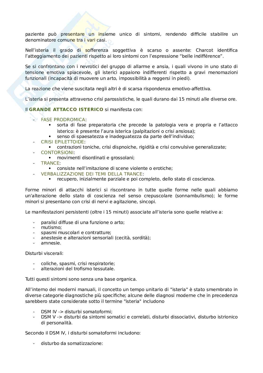 Riassunto esame Psichiatria, Prof. Serafini Gianluca, libro consigliato Elementi di psichiatria, Bogetto, Maina, Albert Pag. 31