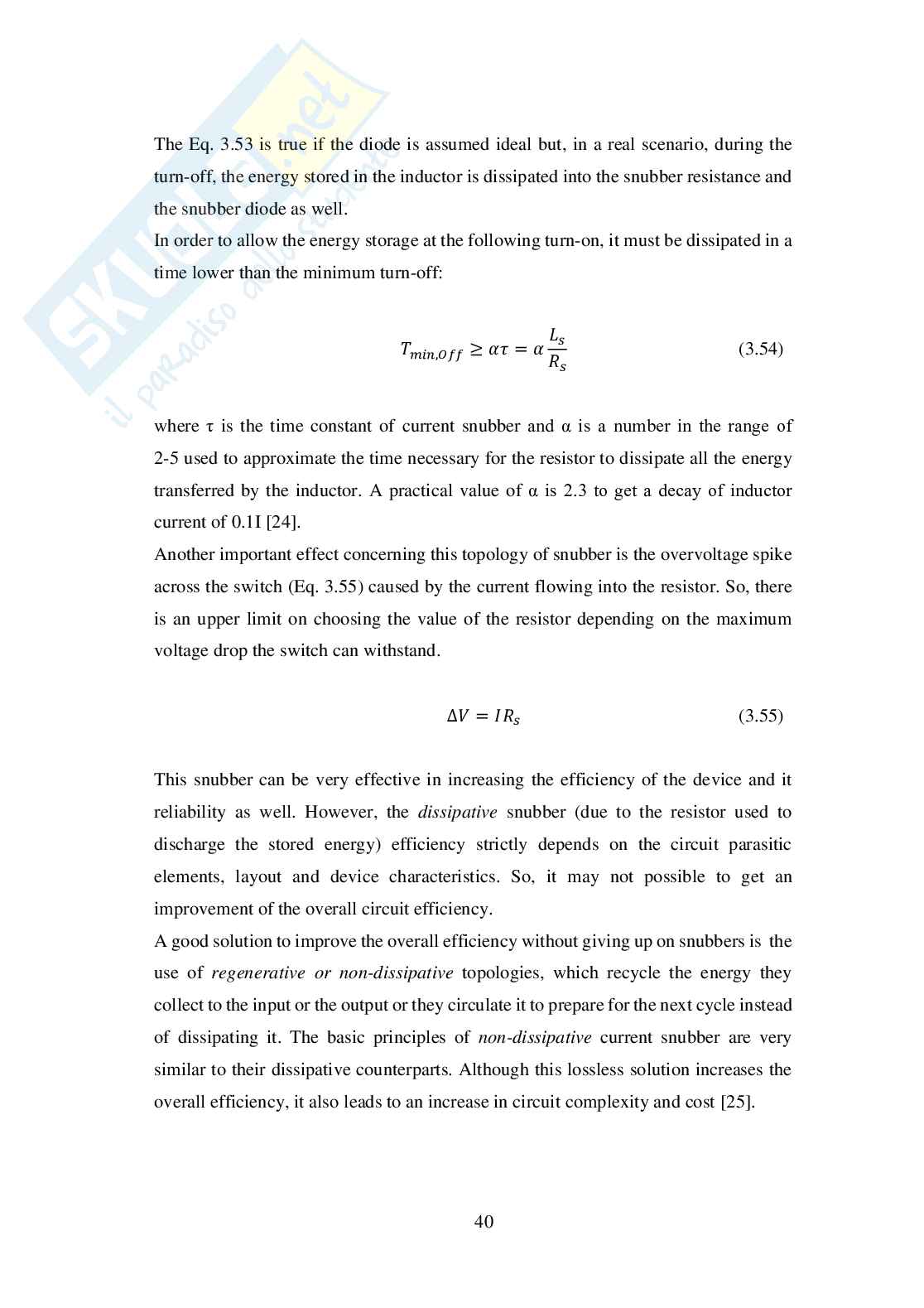 Progettazione e analisi di un convertitore DC/DC Boost per sistemi fotovoltaici Pag. 51