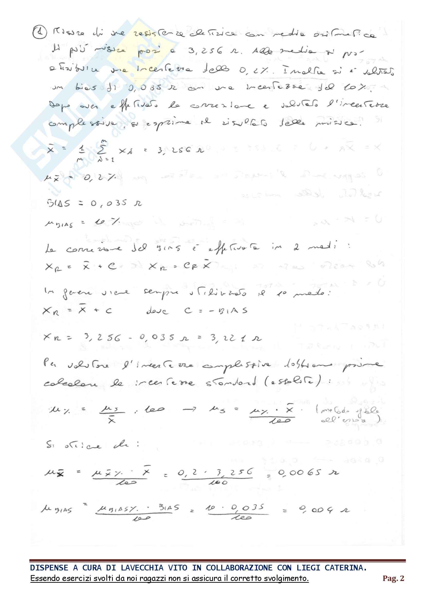 Parte 1, Fondamenti della misurazione Pag. 2